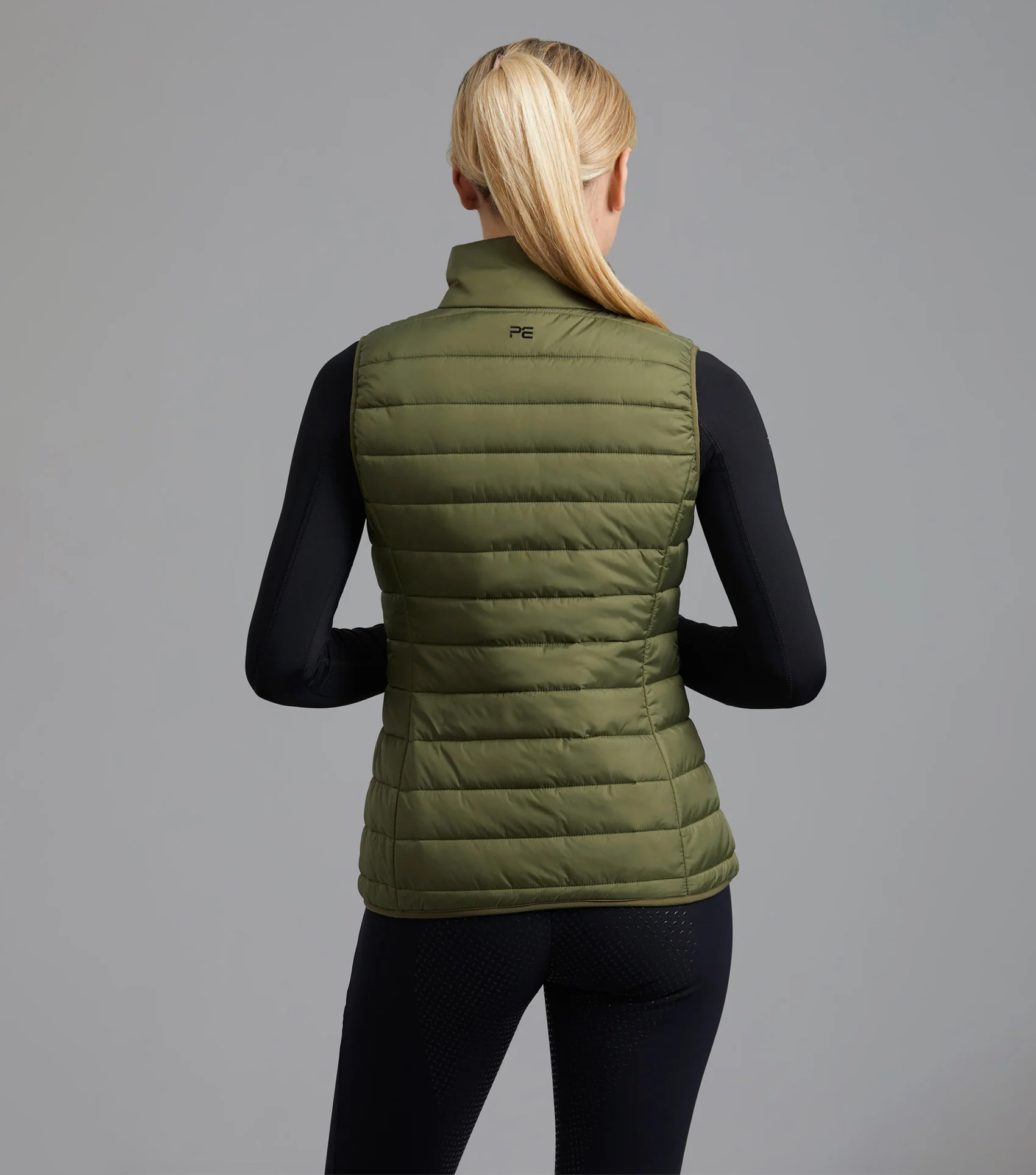 Dante Ladies Riding Gilet Olive - Image 3