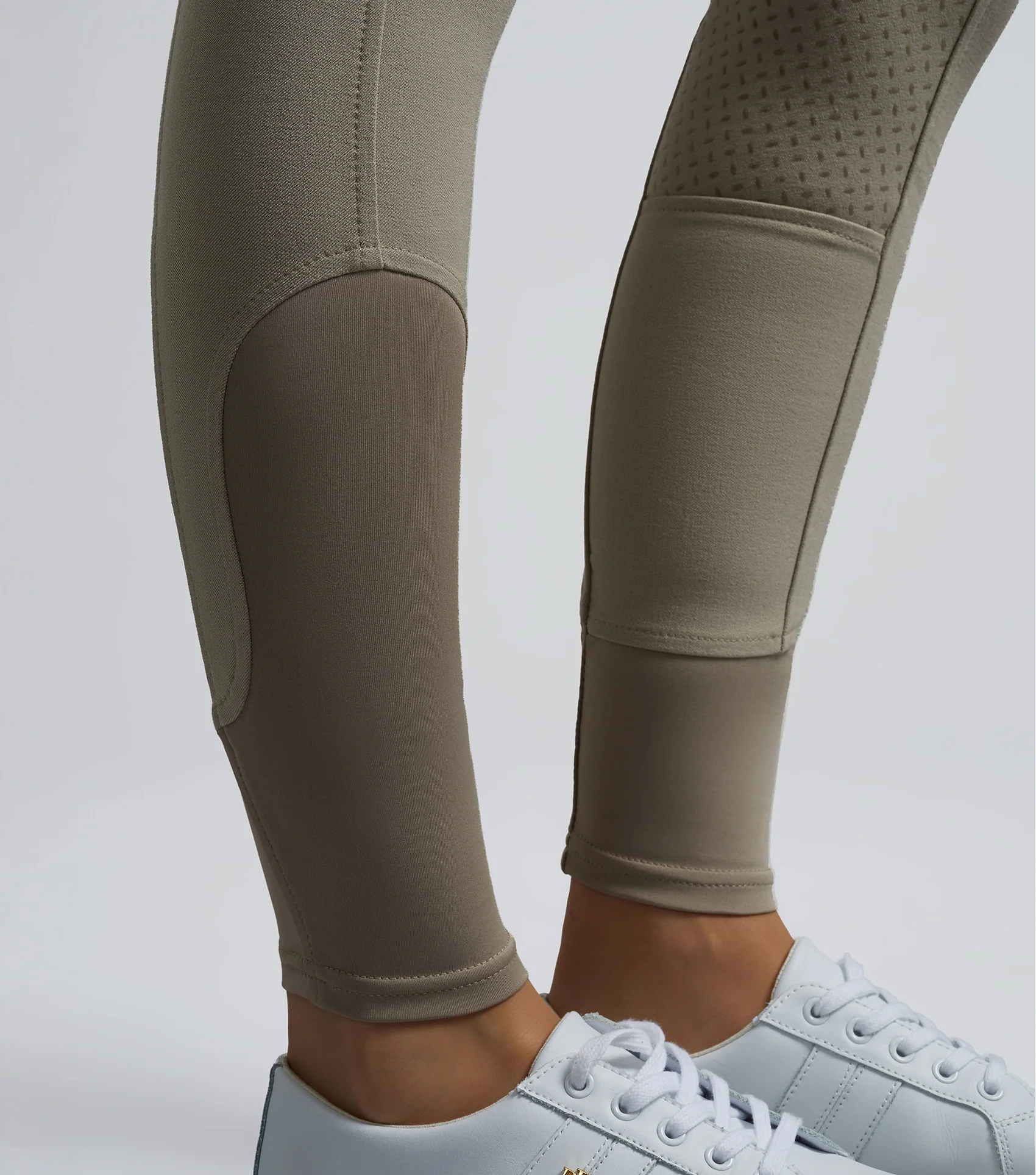 Delta Ladies Full Seat Gel Competition Riding Breeches Beige - Image 5