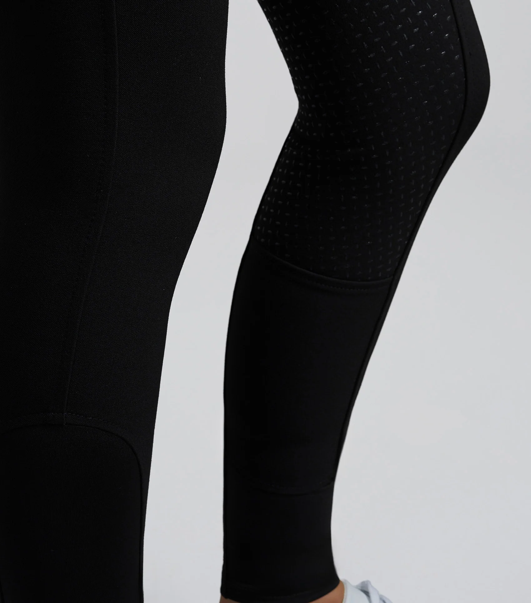 Delta Ladies Full Seat Gel Riding Breeches Black - Image 5