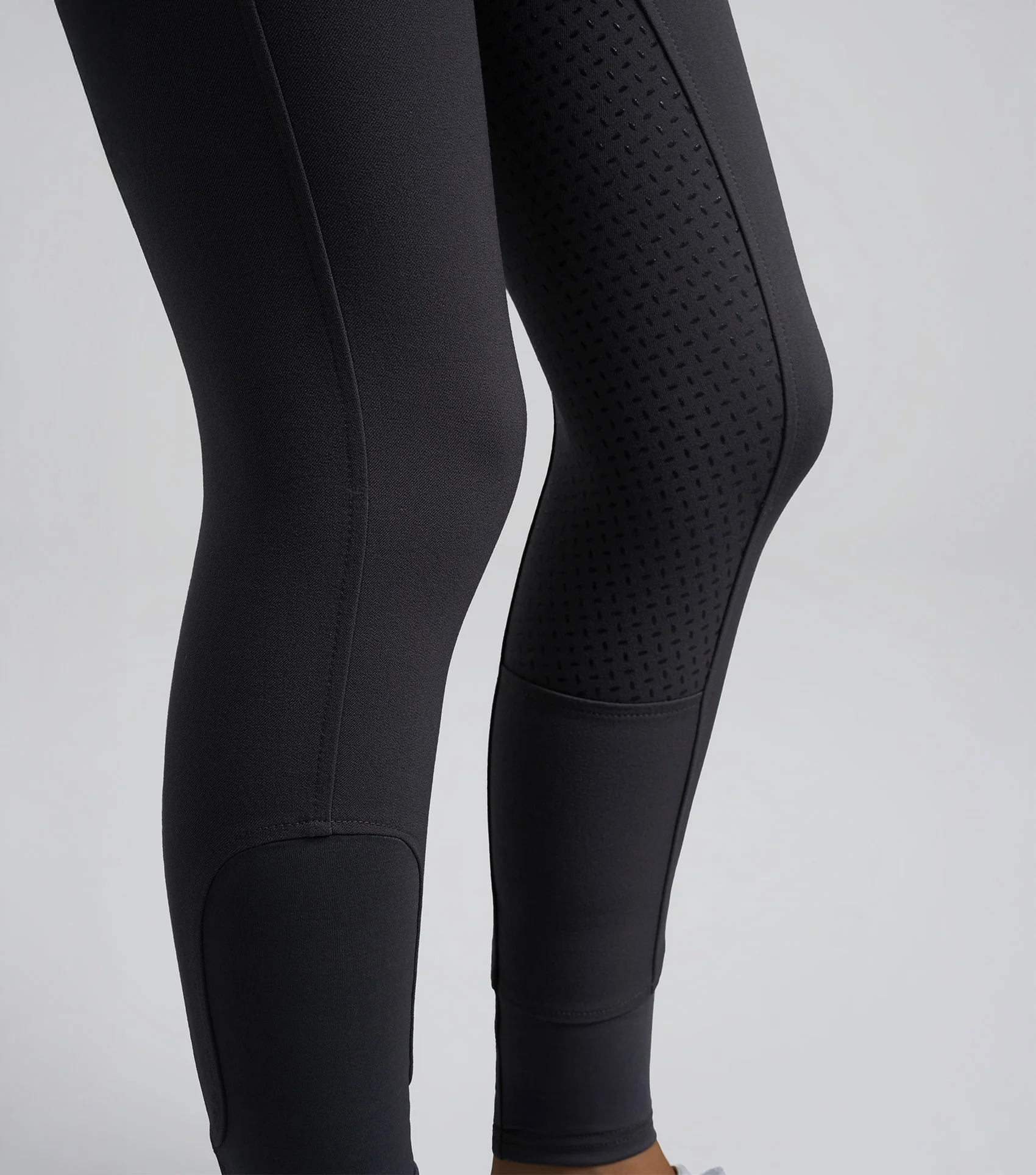 Delta Ladies Full Seat Gel Riding Breeches Anthracite - Image 5