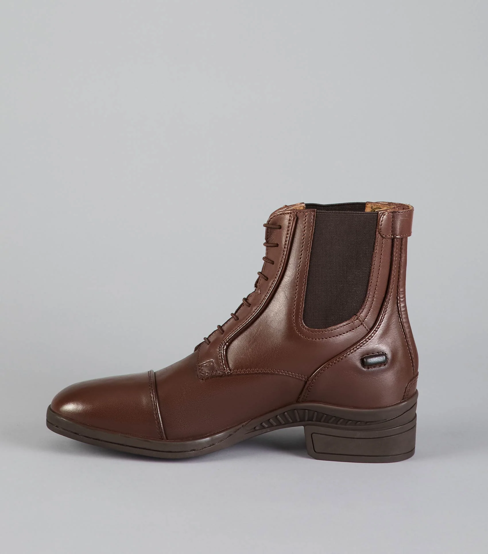 SALE - Denver Ladies Leather Paddock/Riding Boots Brown - Image 3
