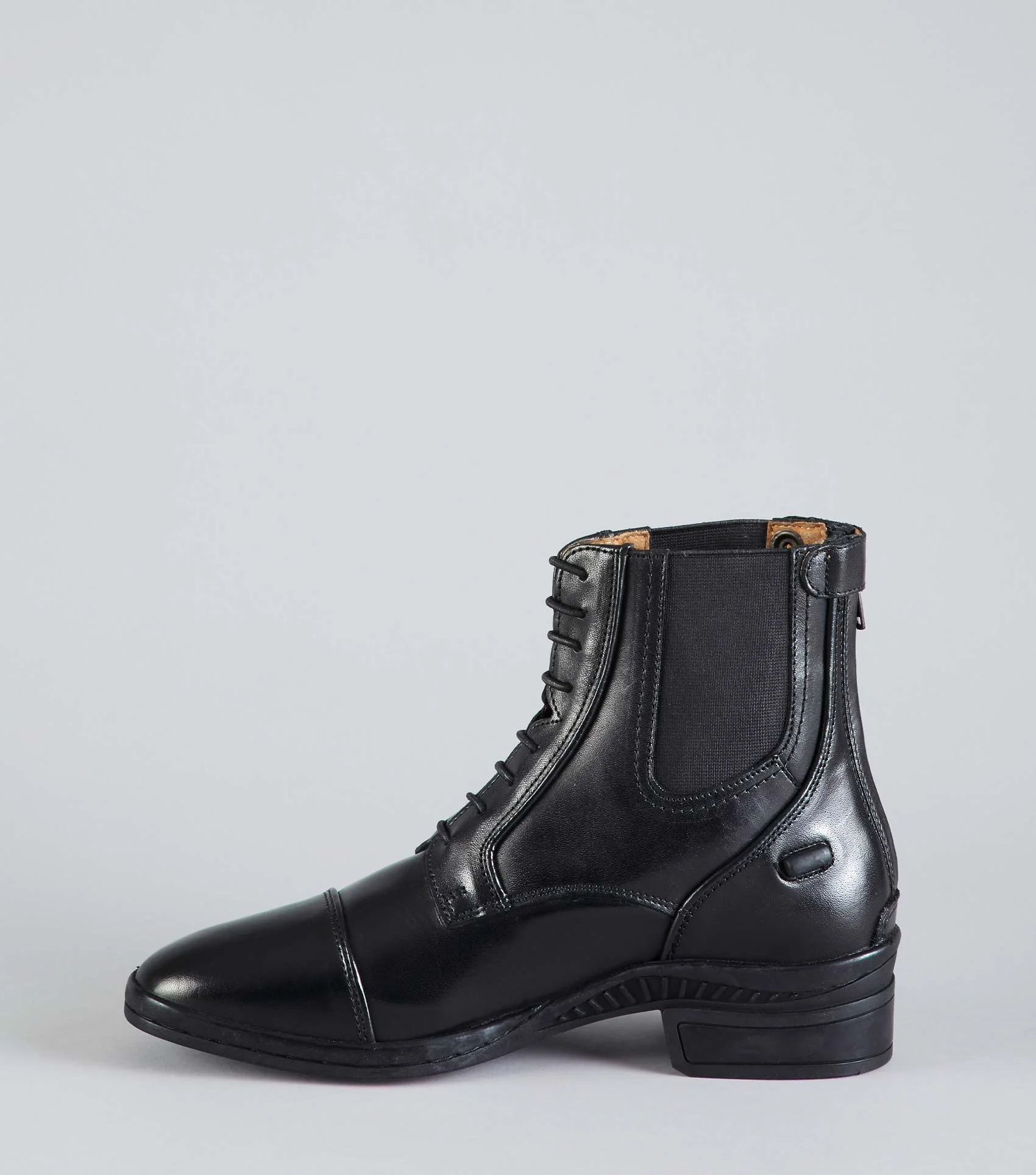 SALE - Denver Ladies Leather Paddock/Riding Boots Black - Image 3
