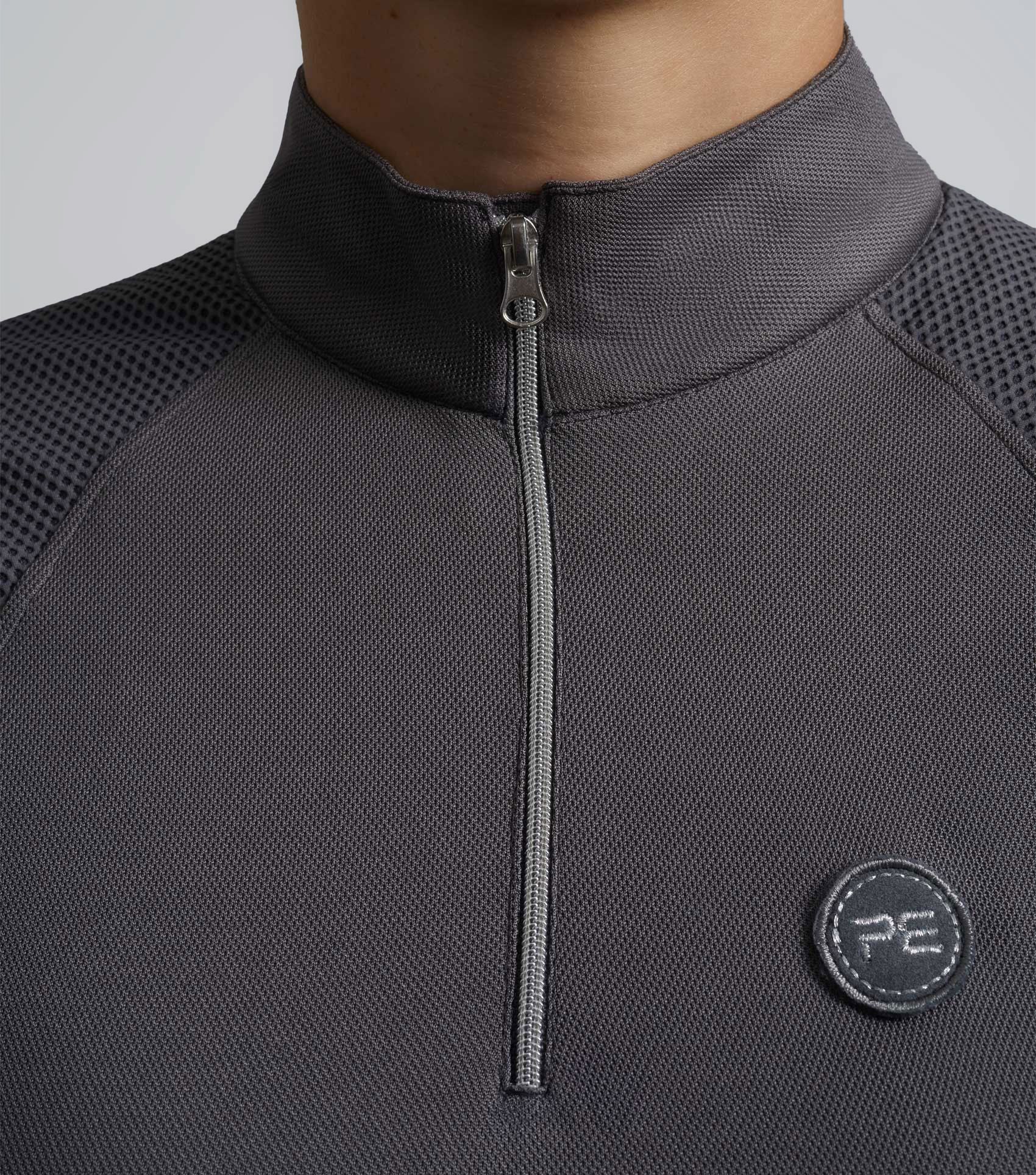 Derina Ladies Technical Sleeveless Riding Top Anthracite Grey - Image 4