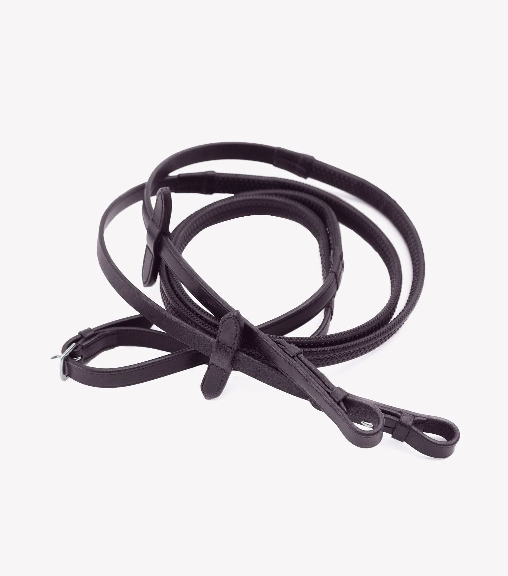 Diego Rubber Reins Brown - Image 3