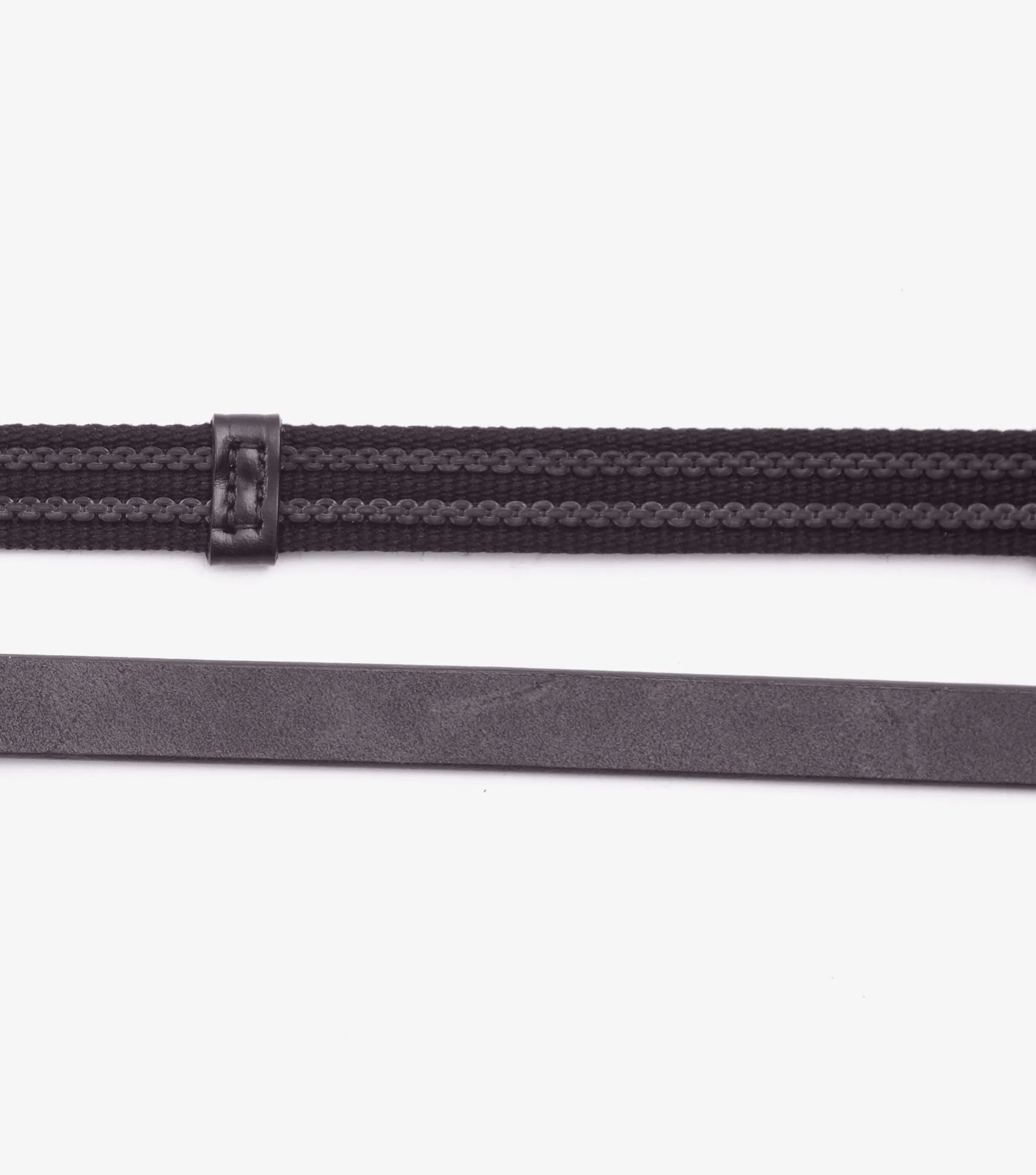 Domenico Web & Rubber Grip Reins Brown - Image 5