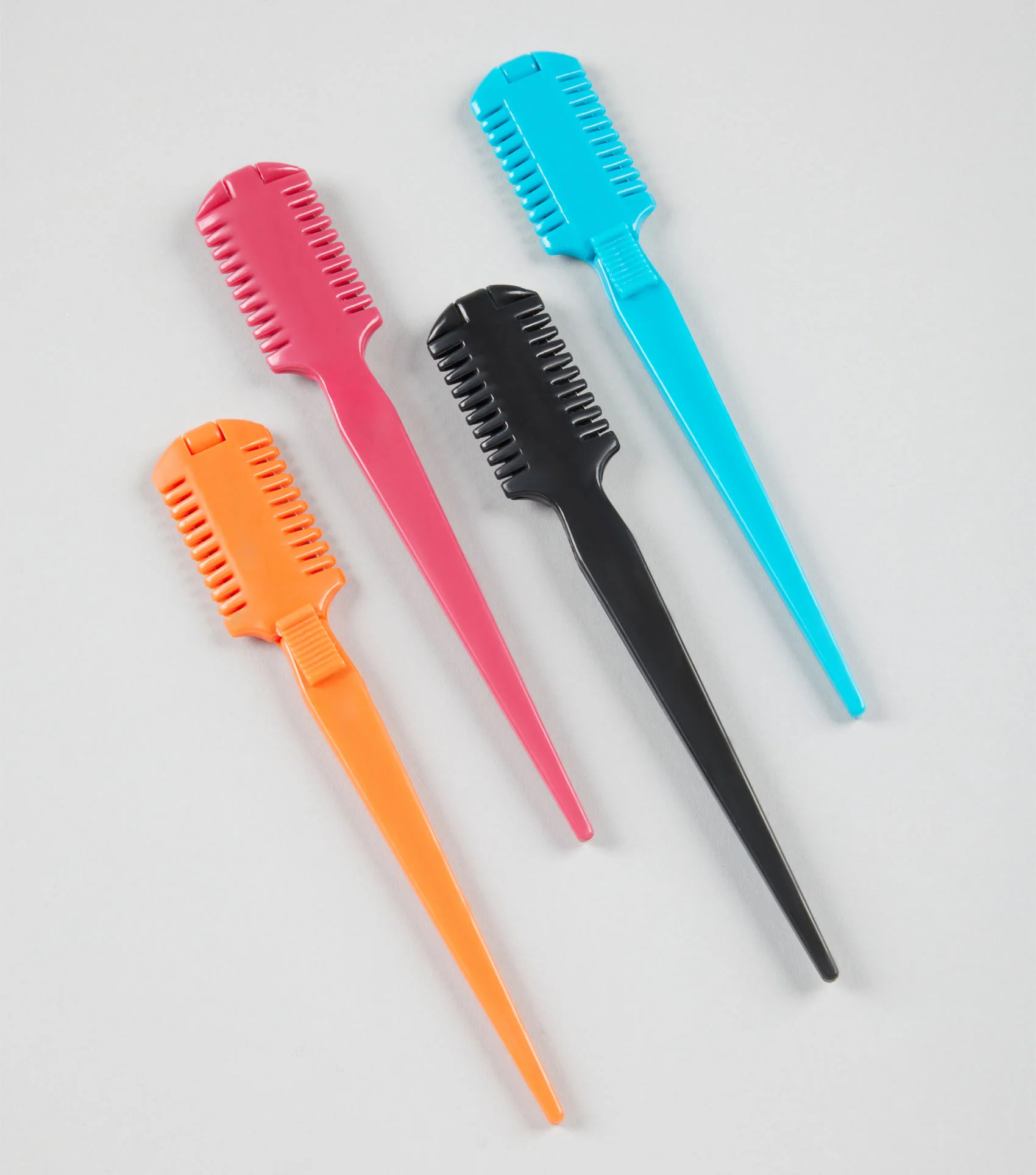 Double-Sided Mane Thinning Comb Peacock Blue - Image 2