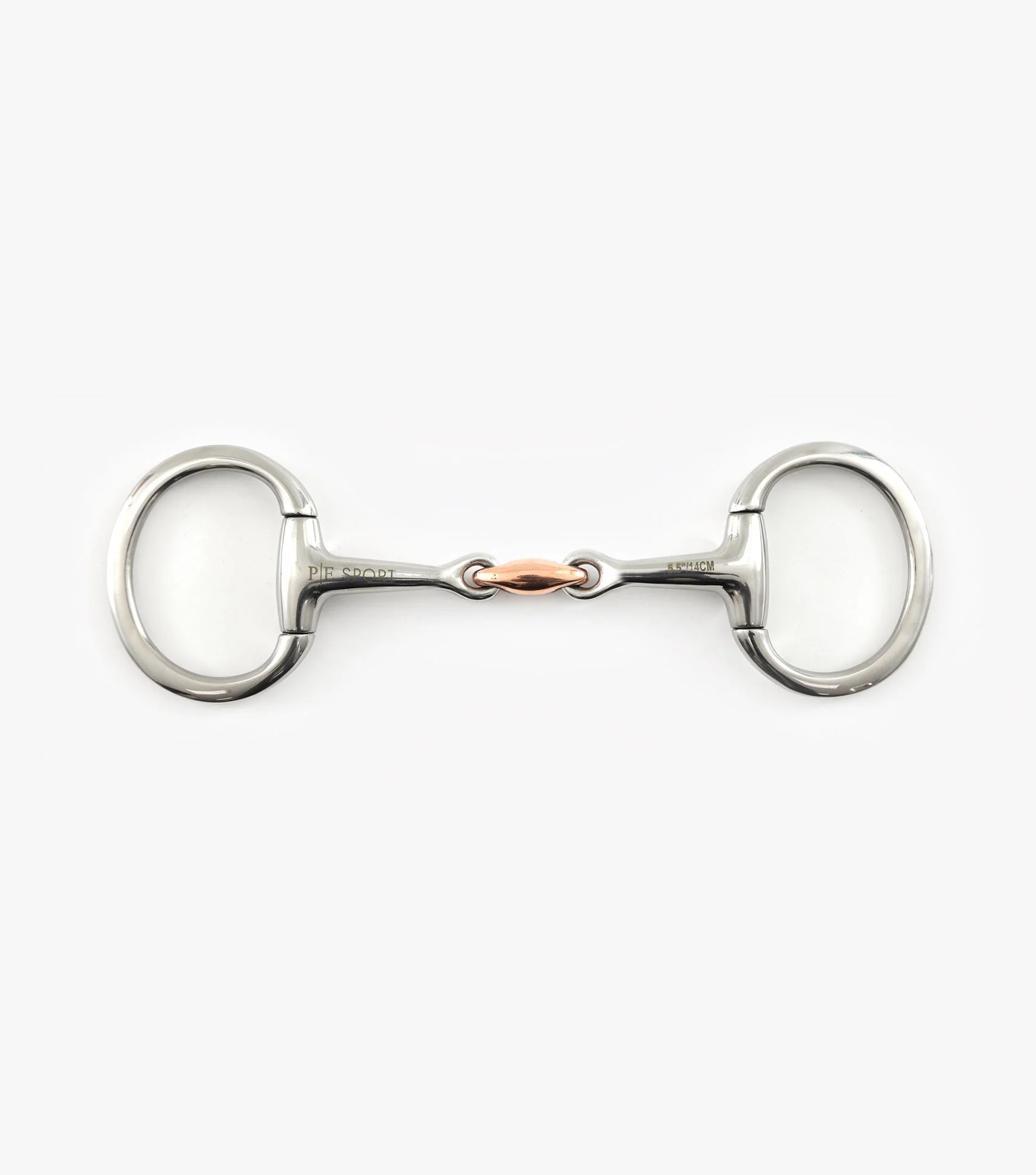 Eggbutt Snaffle with Copper Lozenge