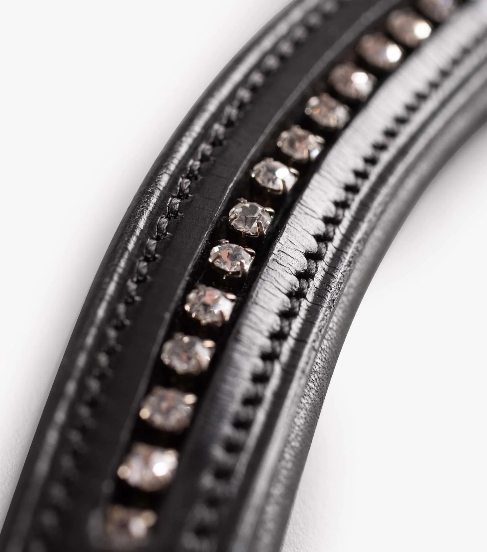 Elaborare Shaped Diamante Browband Black - Image 3