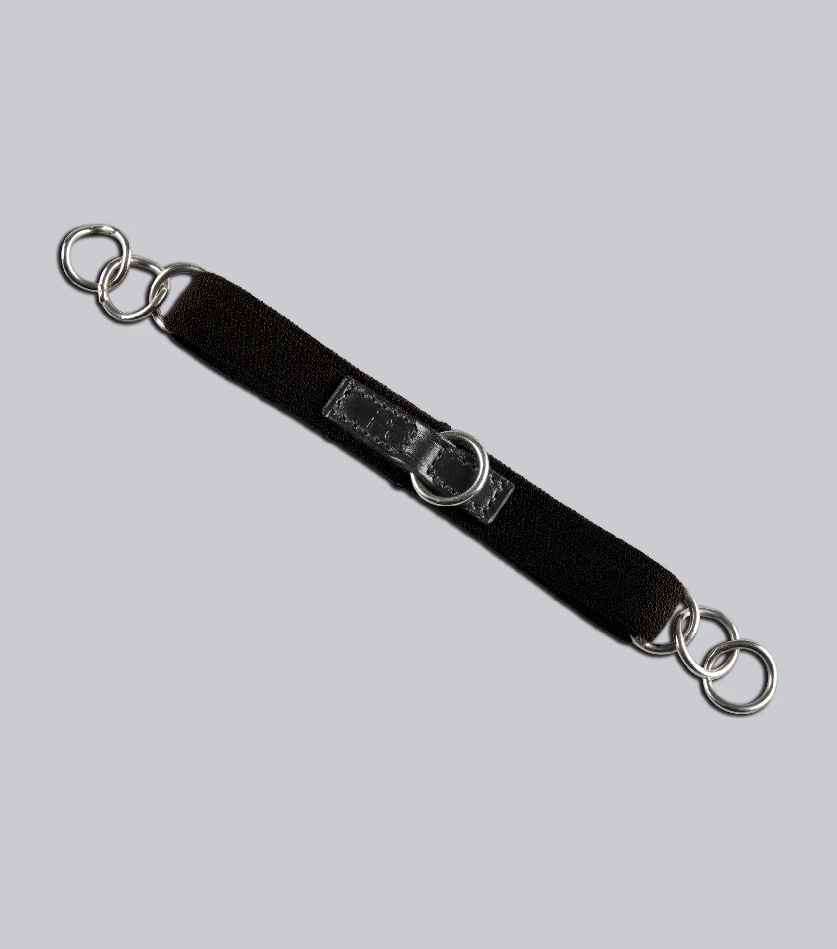 Elastic Curb Strap 3/4" Black