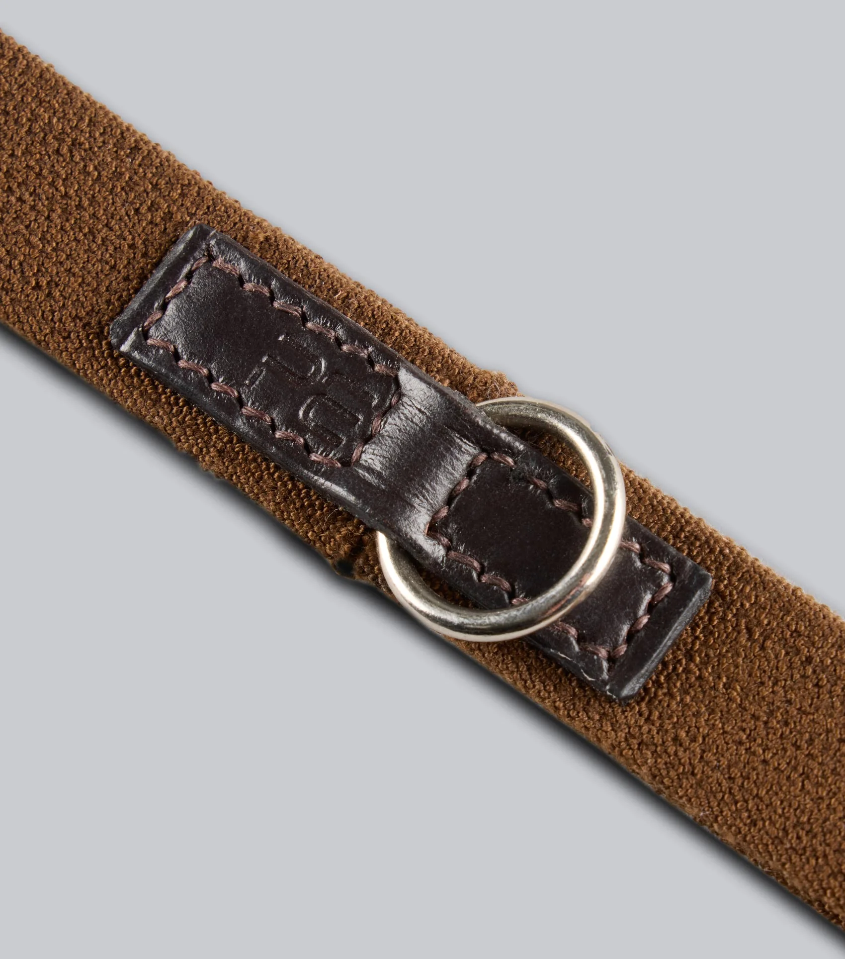 Elastic Curb Strap 3/4" Dark Havana - Image 2