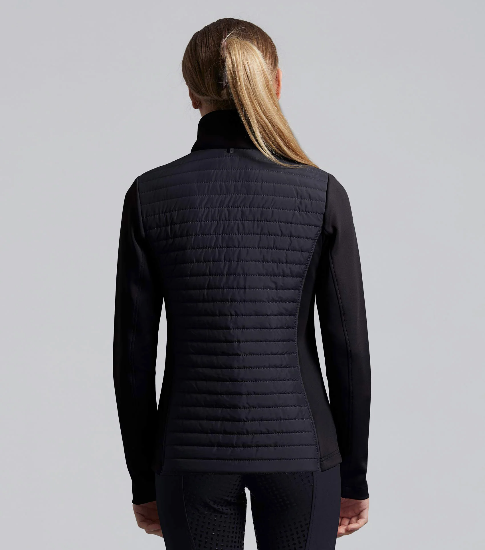 Elena Ladies Hybrid Technical Riding Jacket Black - Image 3