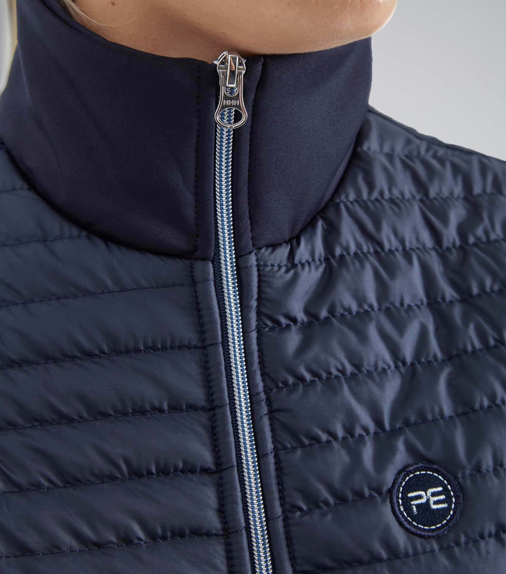 Elena Ladies Hybrid Technical Riding Jacket Navy - Image 4