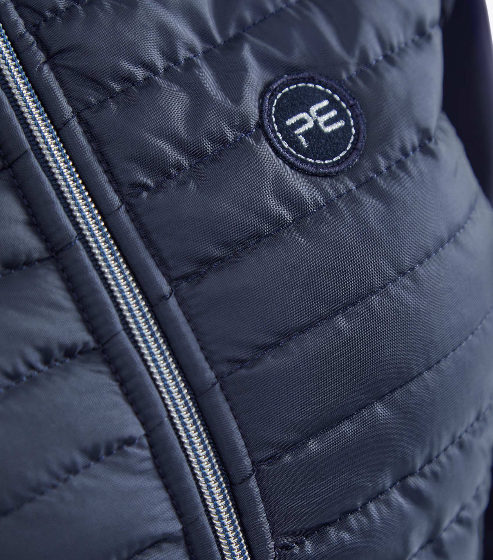 Elena Ladies Hybrid Technical Riding Jacket Navy - Image 5