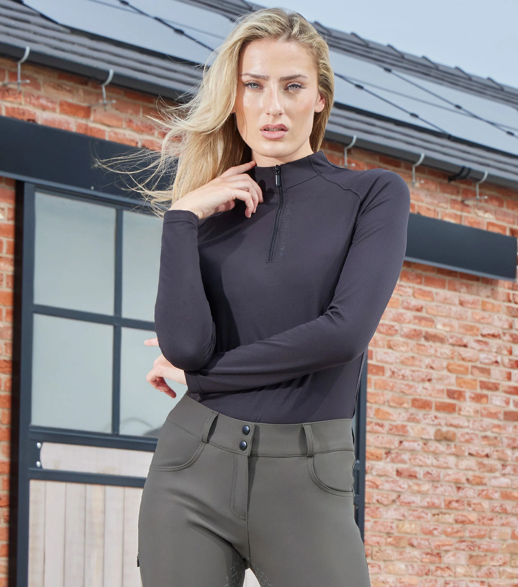 SALE- Elixir Long Sleeve Base Layer Black - Image 2