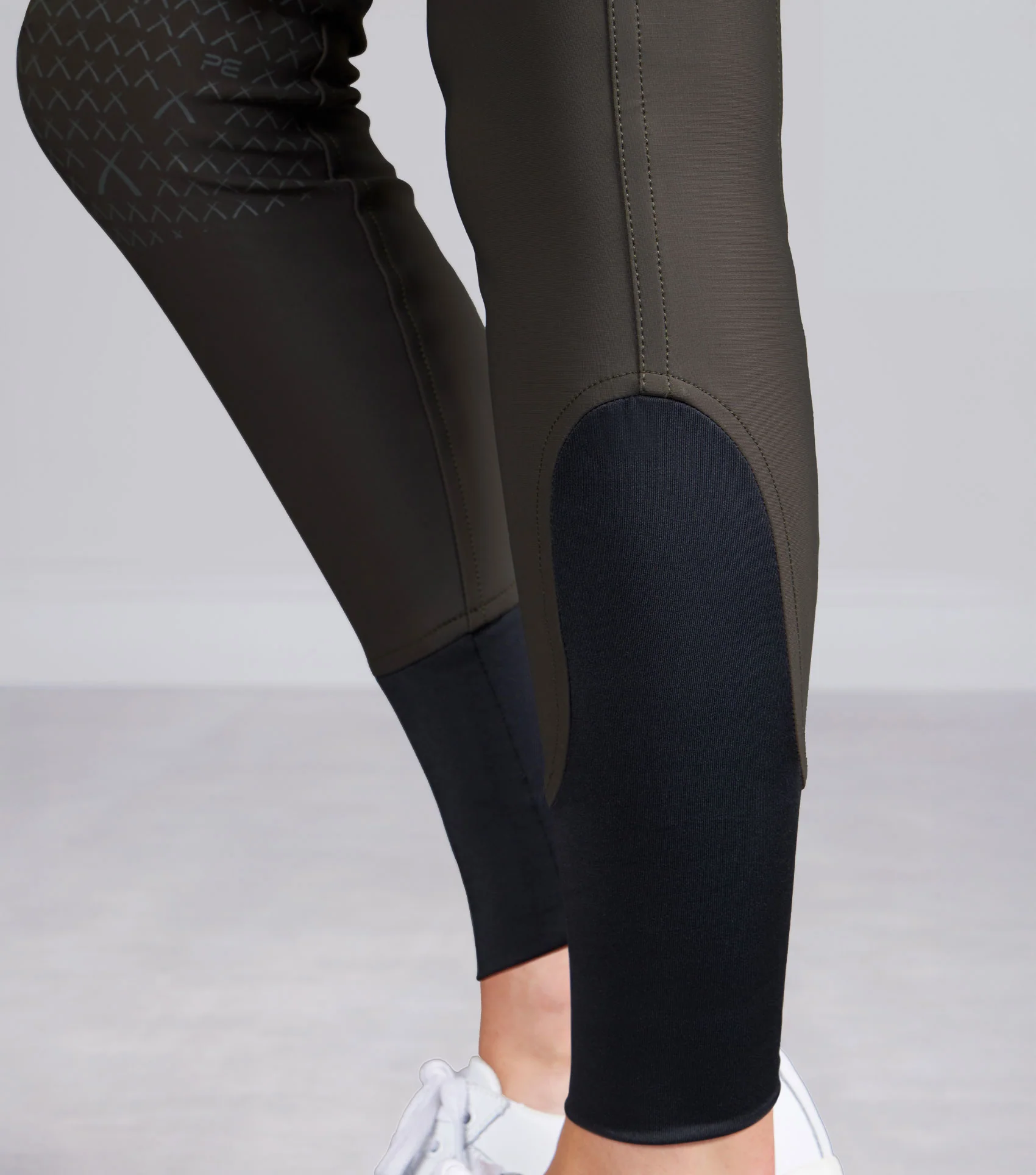 SALE - Elixir Womens Gel Full Seat Riding Breeches Mosswood - Image 5