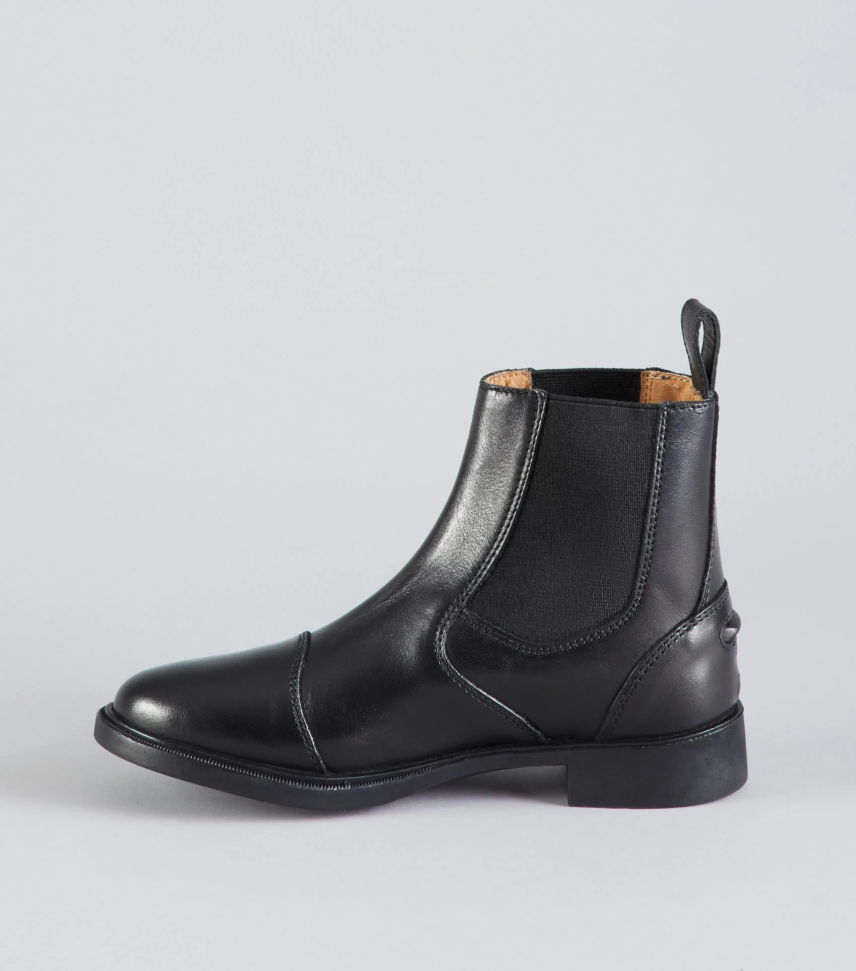 SALE - Elnaro Junior Leather Paddock Boot Black - Image 4