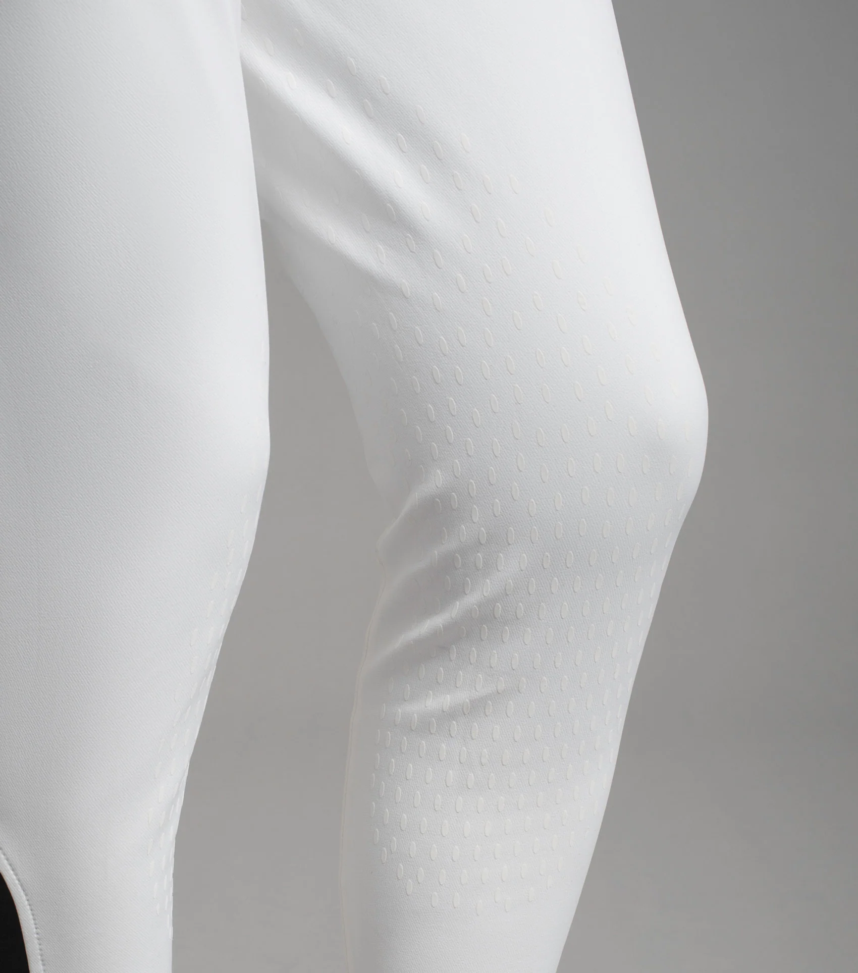SALE - Emilio Men's Gel Knee Competition Breeches White - Image 4