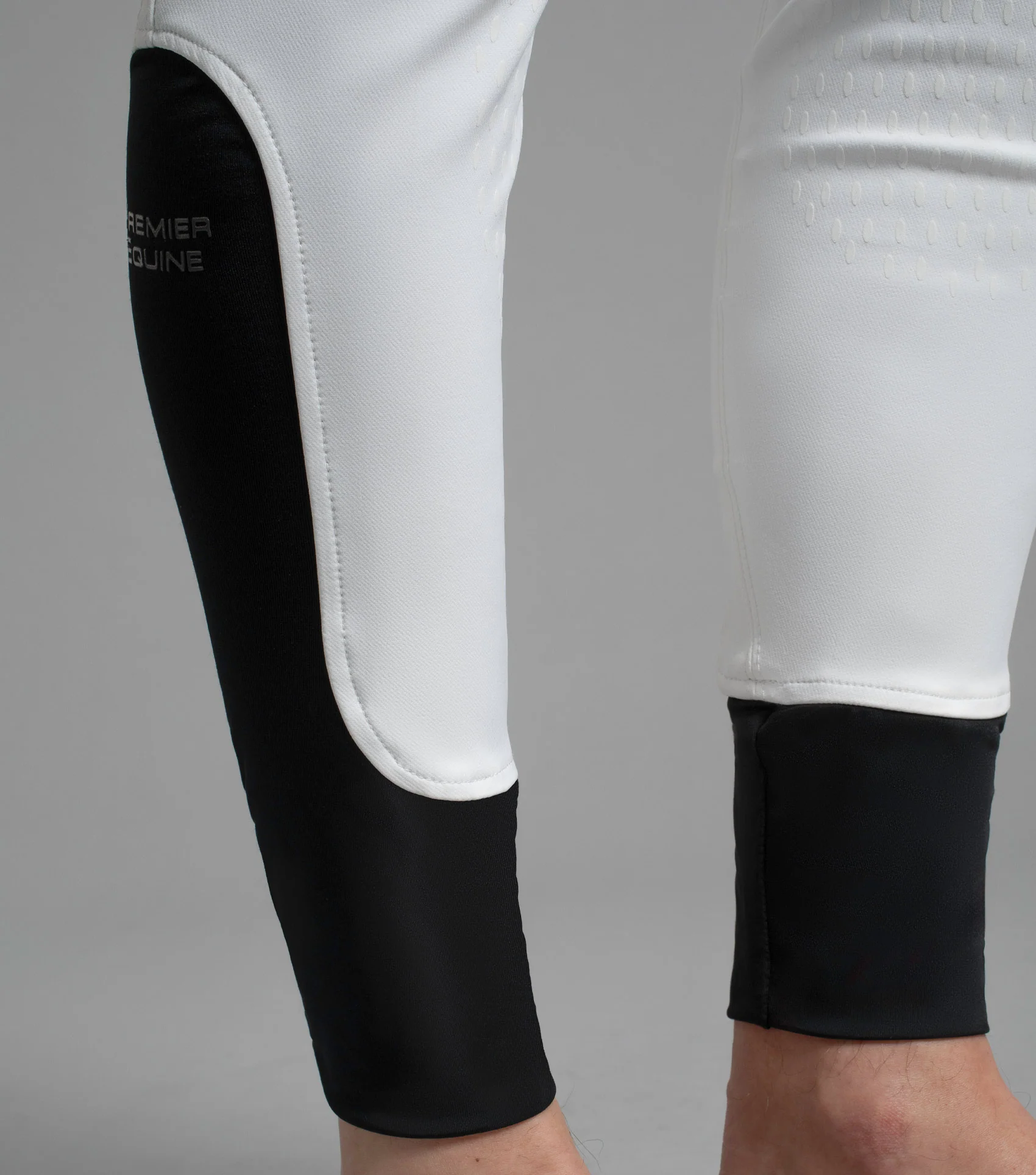 SALE - Emilio Men's Gel Knee Competition Breeches White - Image 5