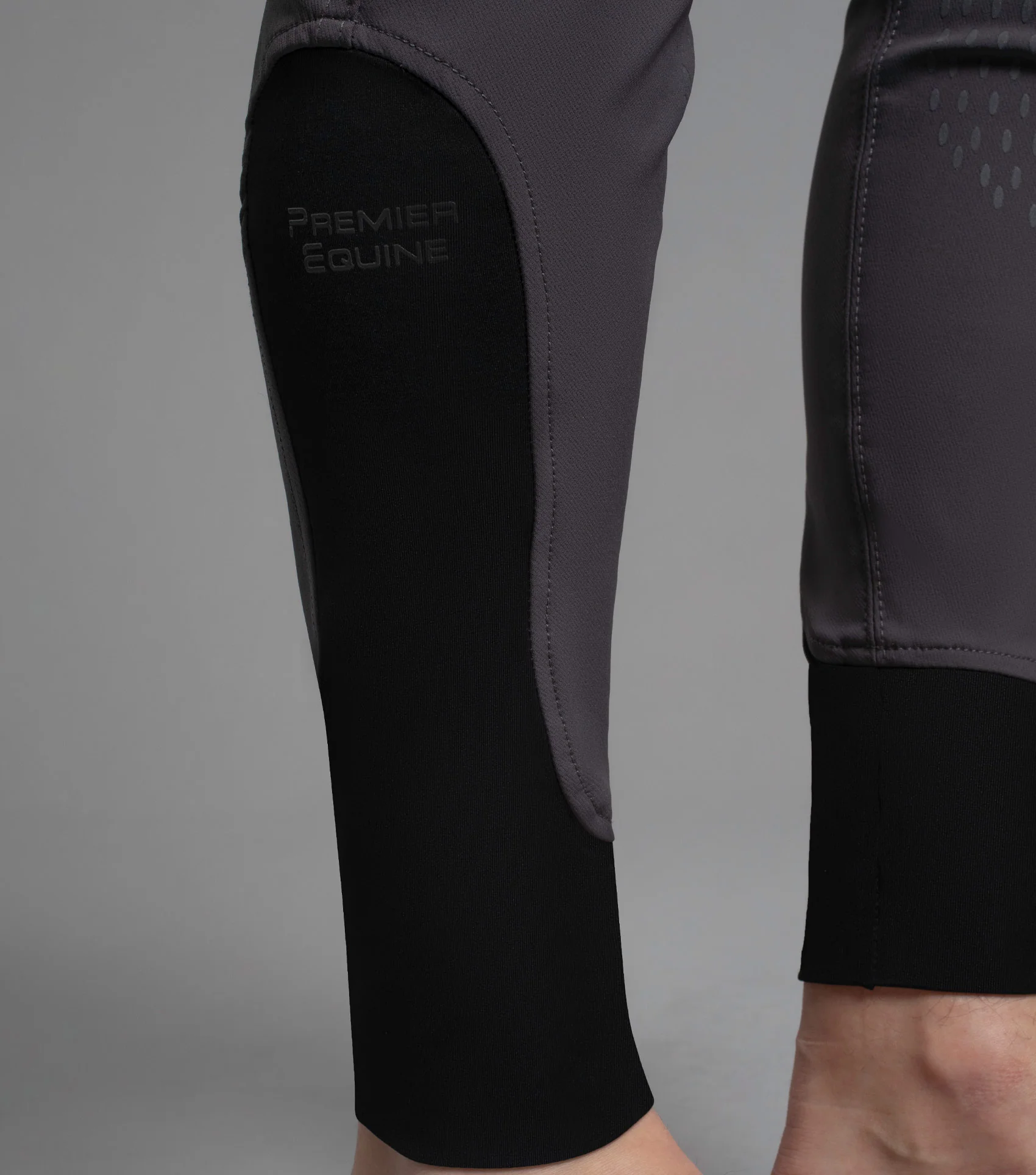 SALE - Emilio Men's Gel Knee Riding Breeches Anthracite - Image 6