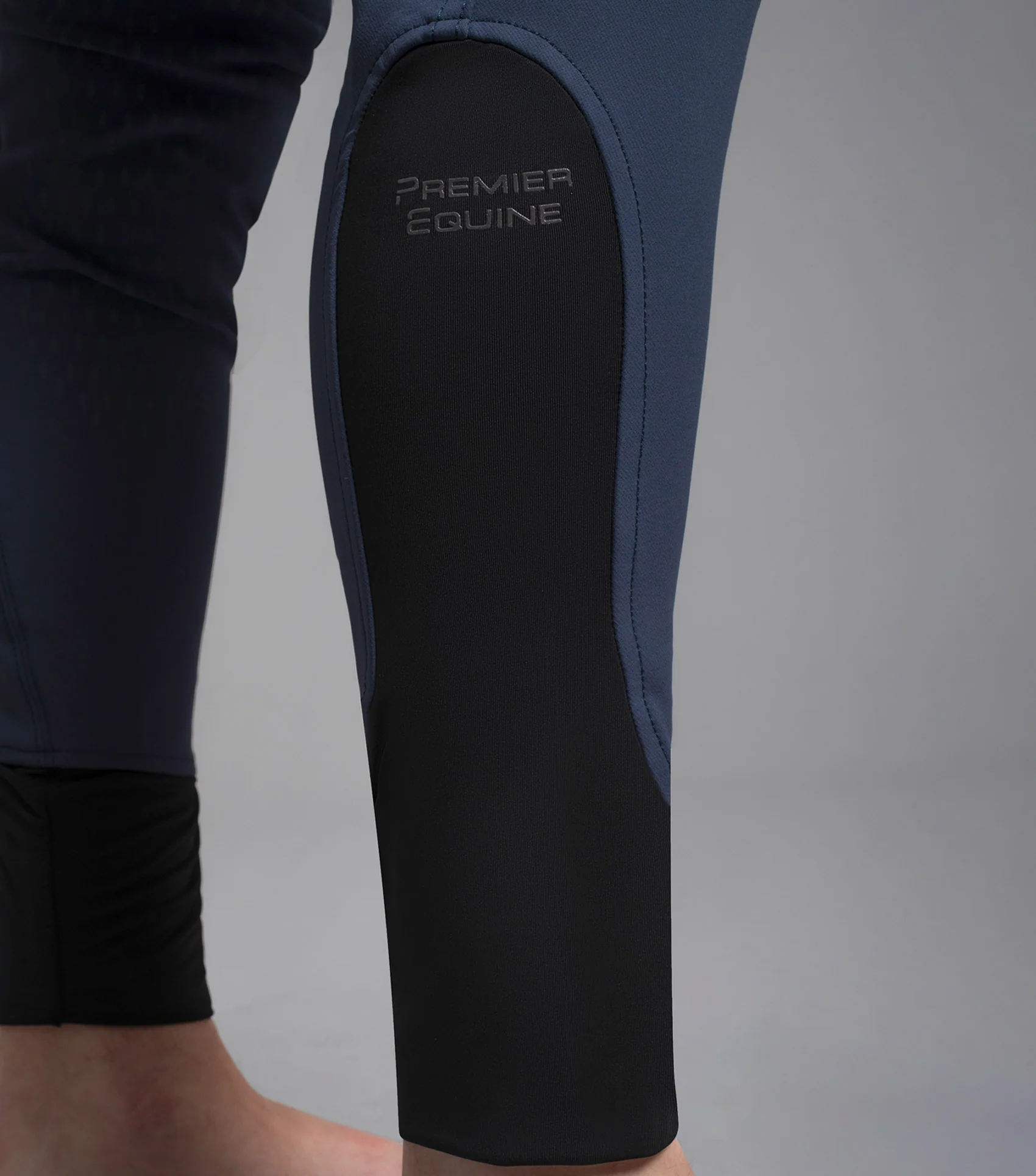 SALE - Emilio Men's Gel Knee Riding Breeches Navy - Image 6