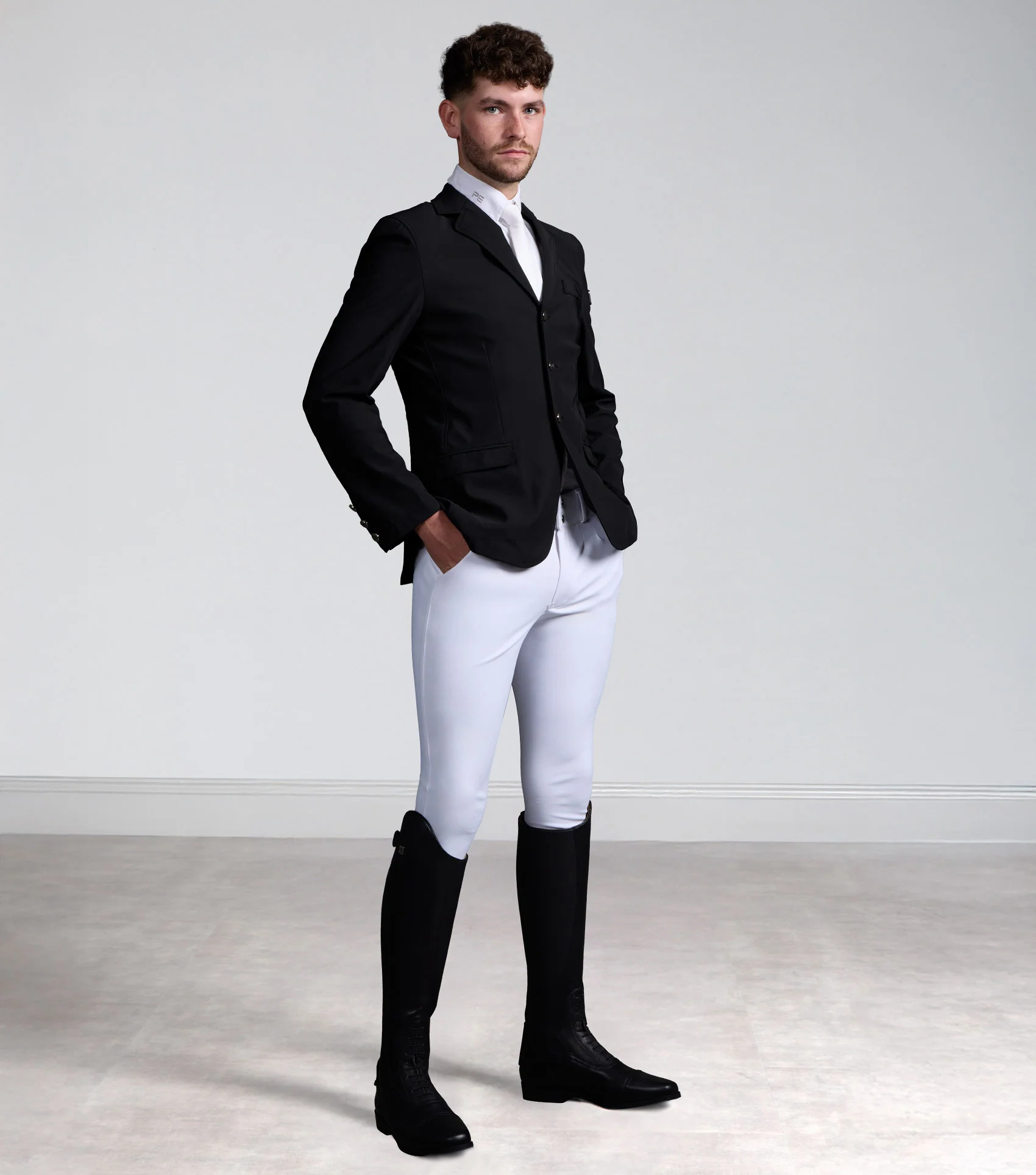 Enzo Men's Competition Jacket Black - Image 2