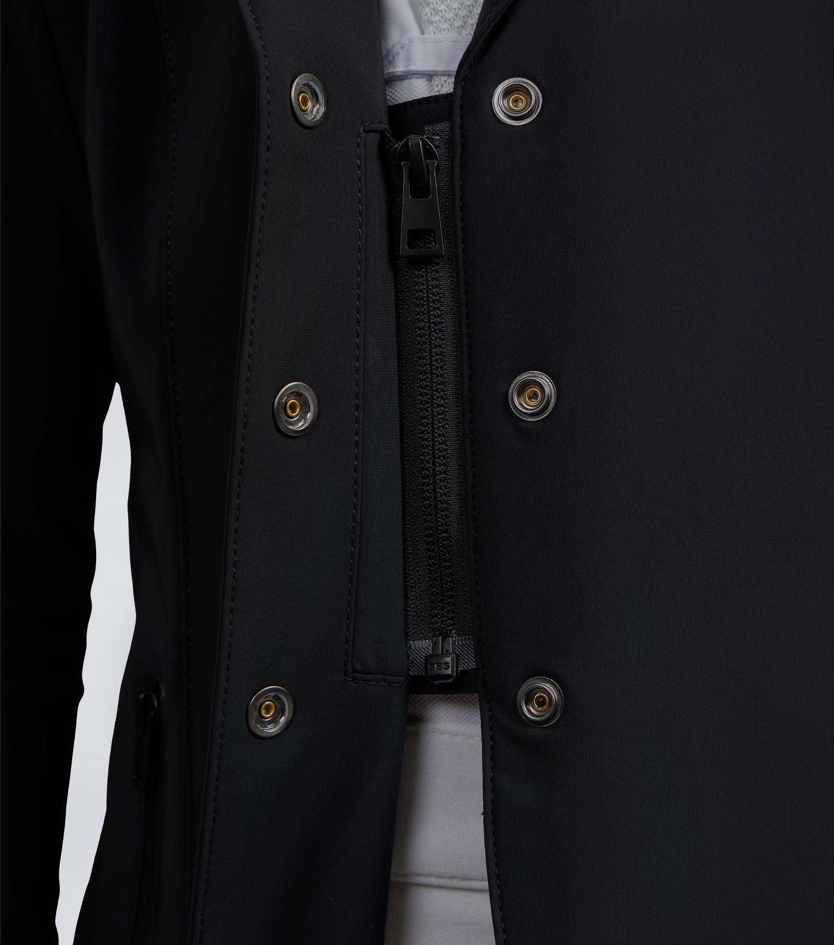 Evinco Girls Competition Jacket Jet Black - Image 4