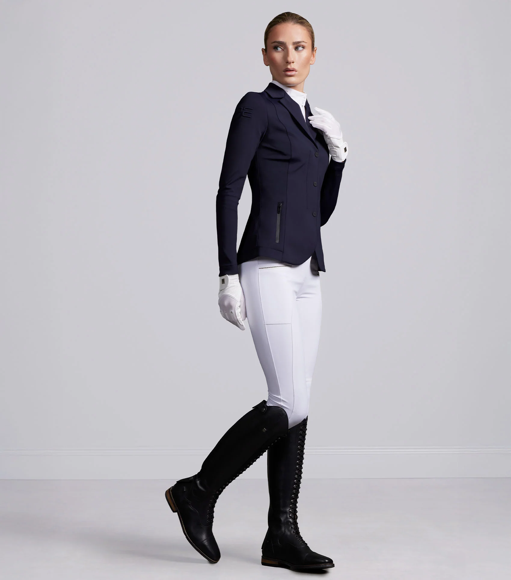 Evinco Ladies Competition Jacket French Navy - Image 6