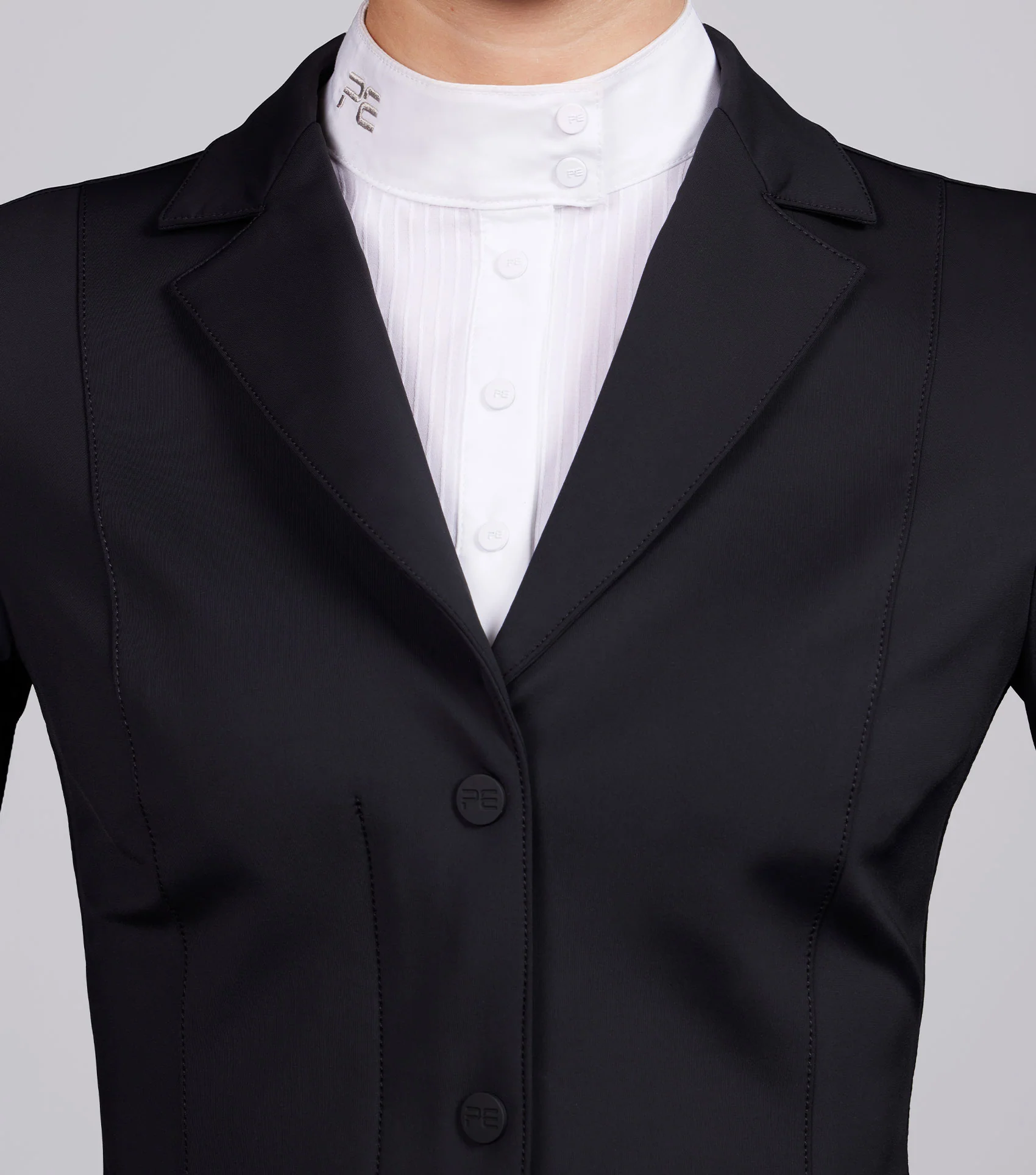 Evinco Ladies Competition Jacket Jet Black - Image 2