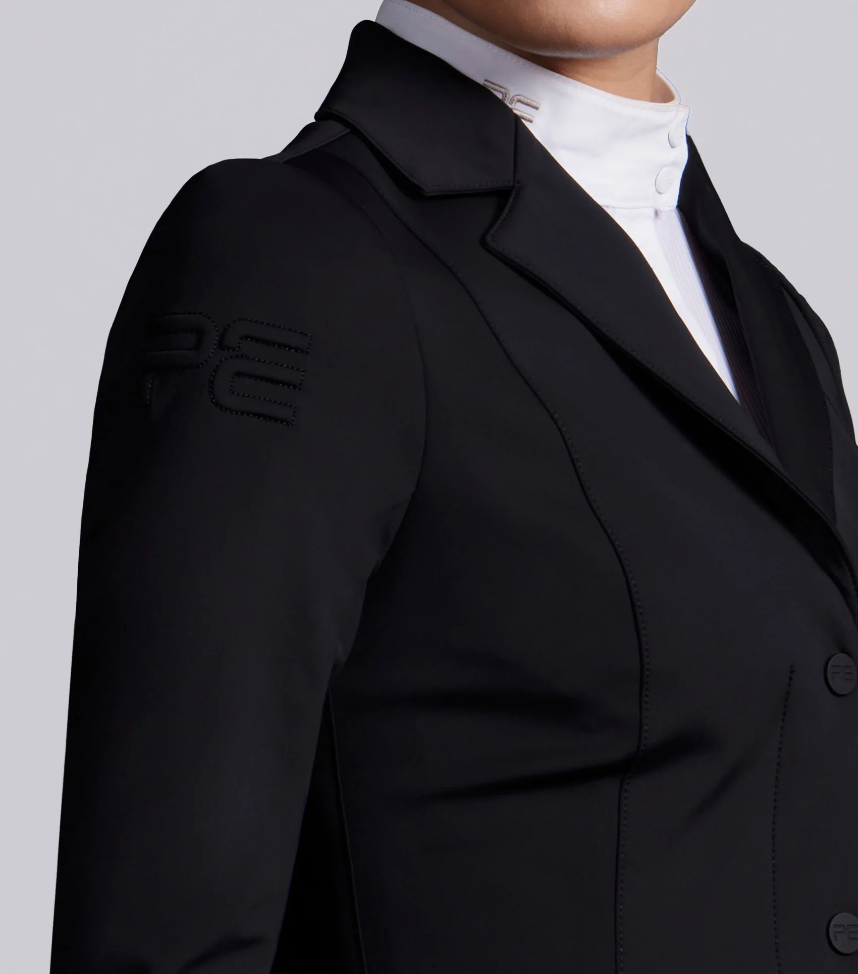 Evinco Ladies Competition Jacket Jet Black - Image 5