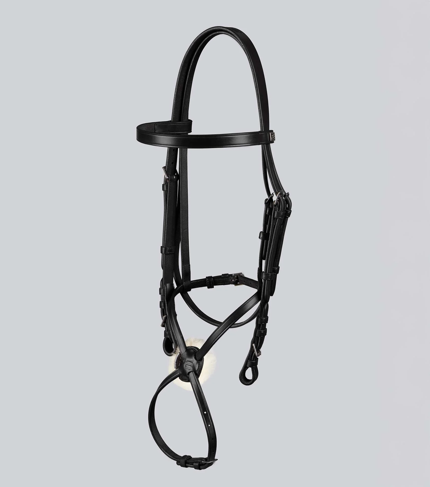Exercise/Racing Bridle with Grackle Noseband Black