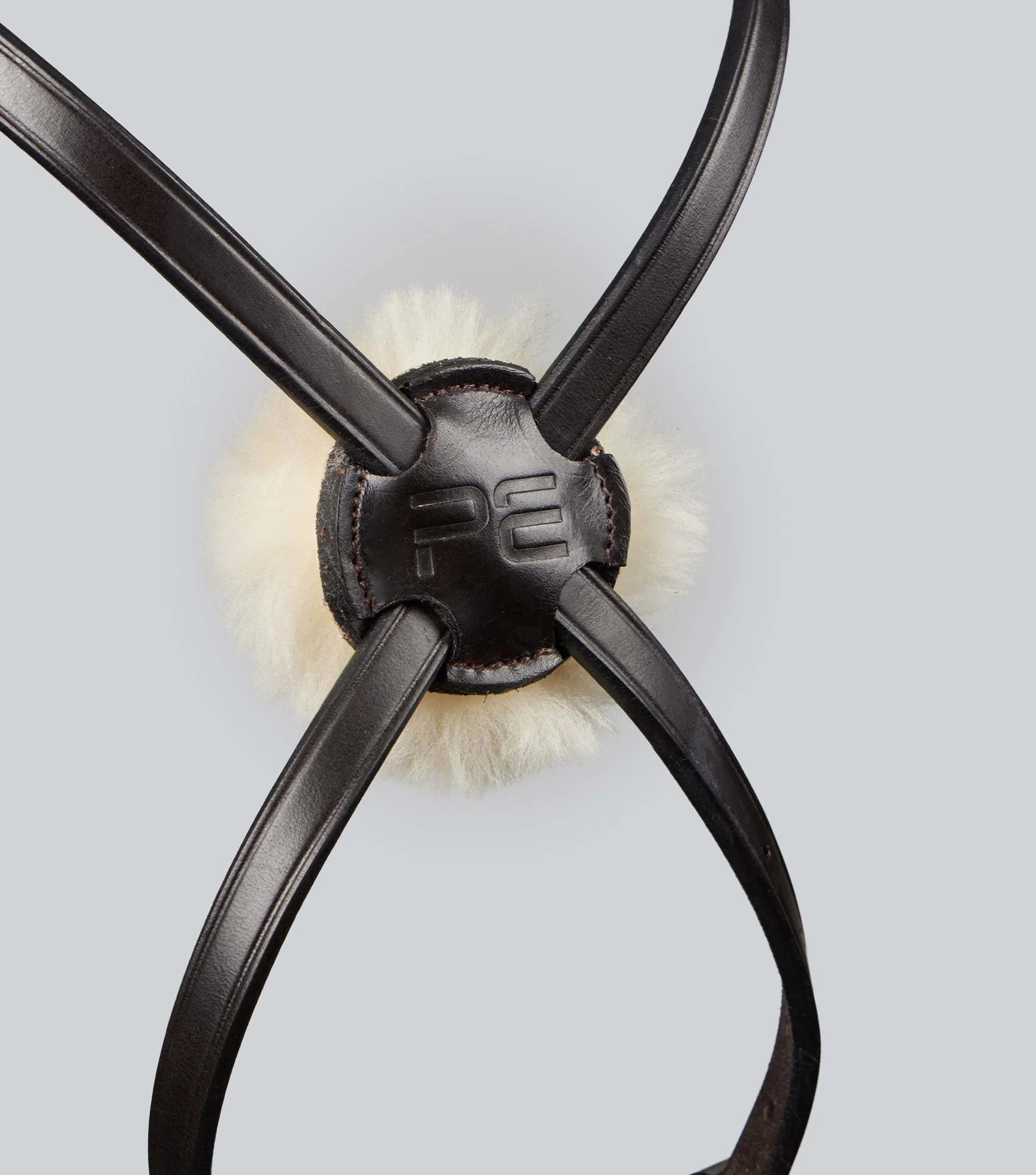 Exercise/Racing Bridle with Grackle Noseband Dark Havana - Image 4