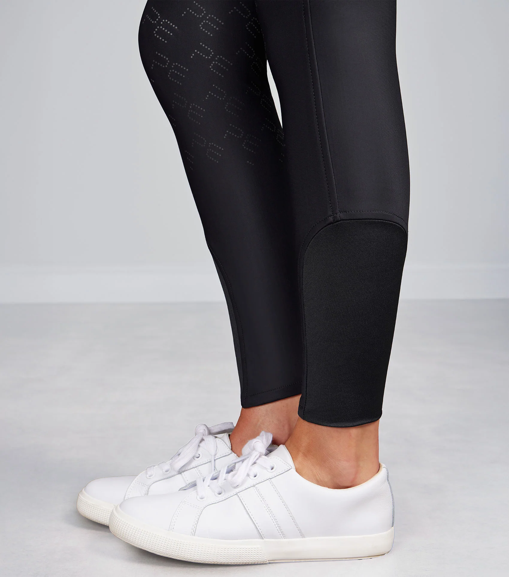 Felicio Womens Gel Full Seat Riding Breeches Black - Image 4