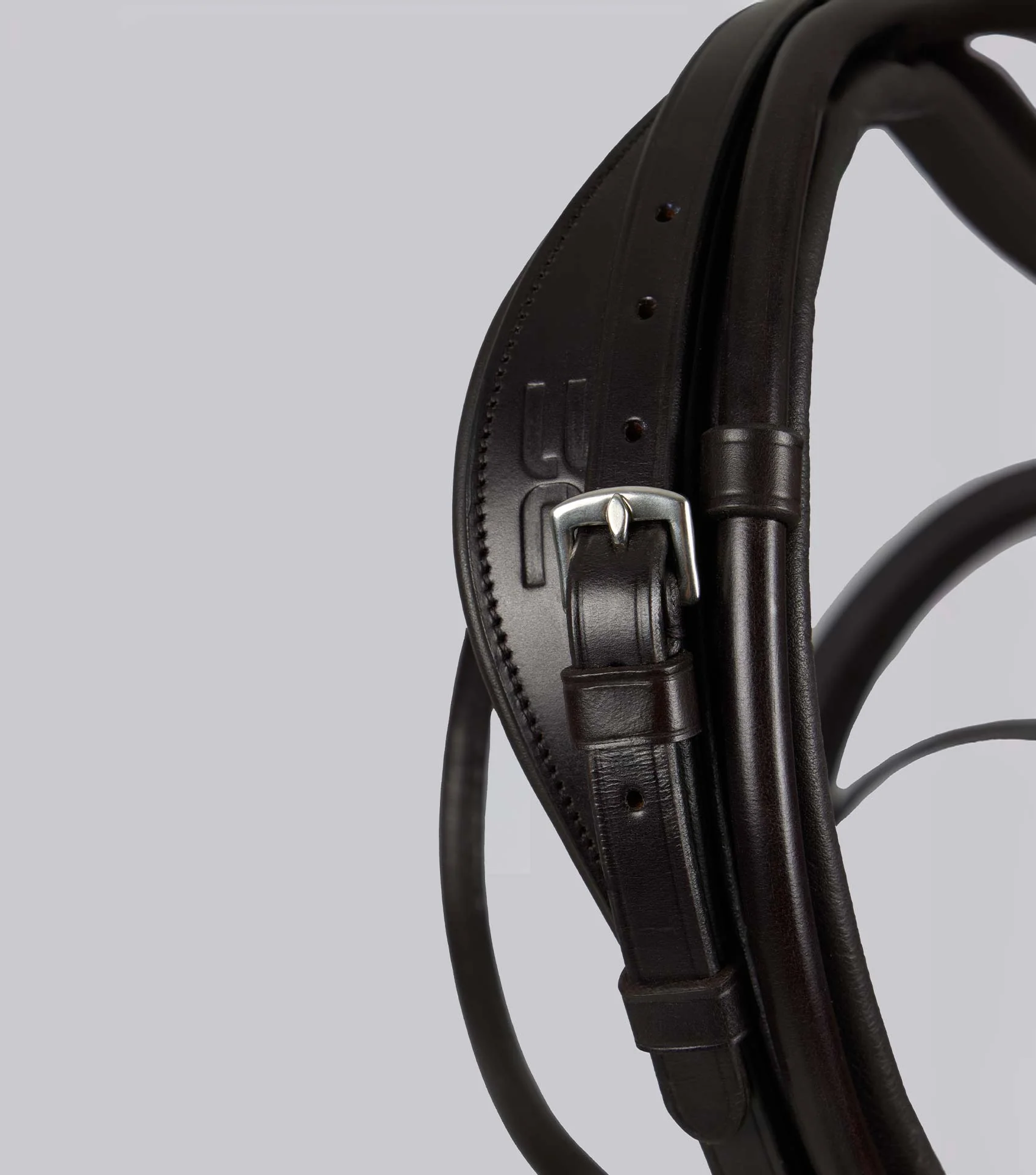 Finetti Rolled Leather Snaffle Bridle Brown - Image 2