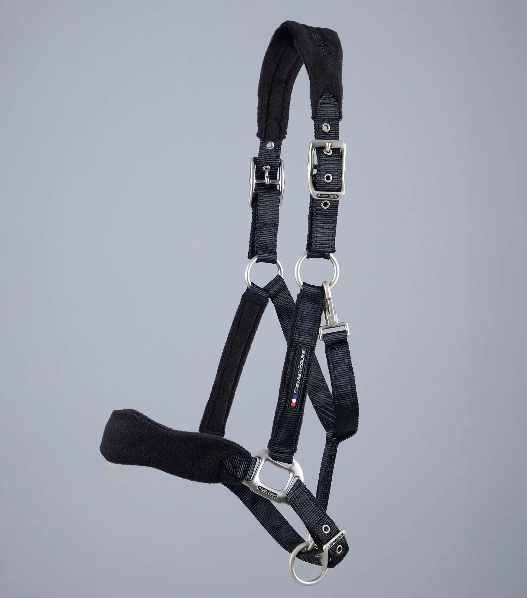 NQP-Fleece Padded Head Collar Black - Image 2