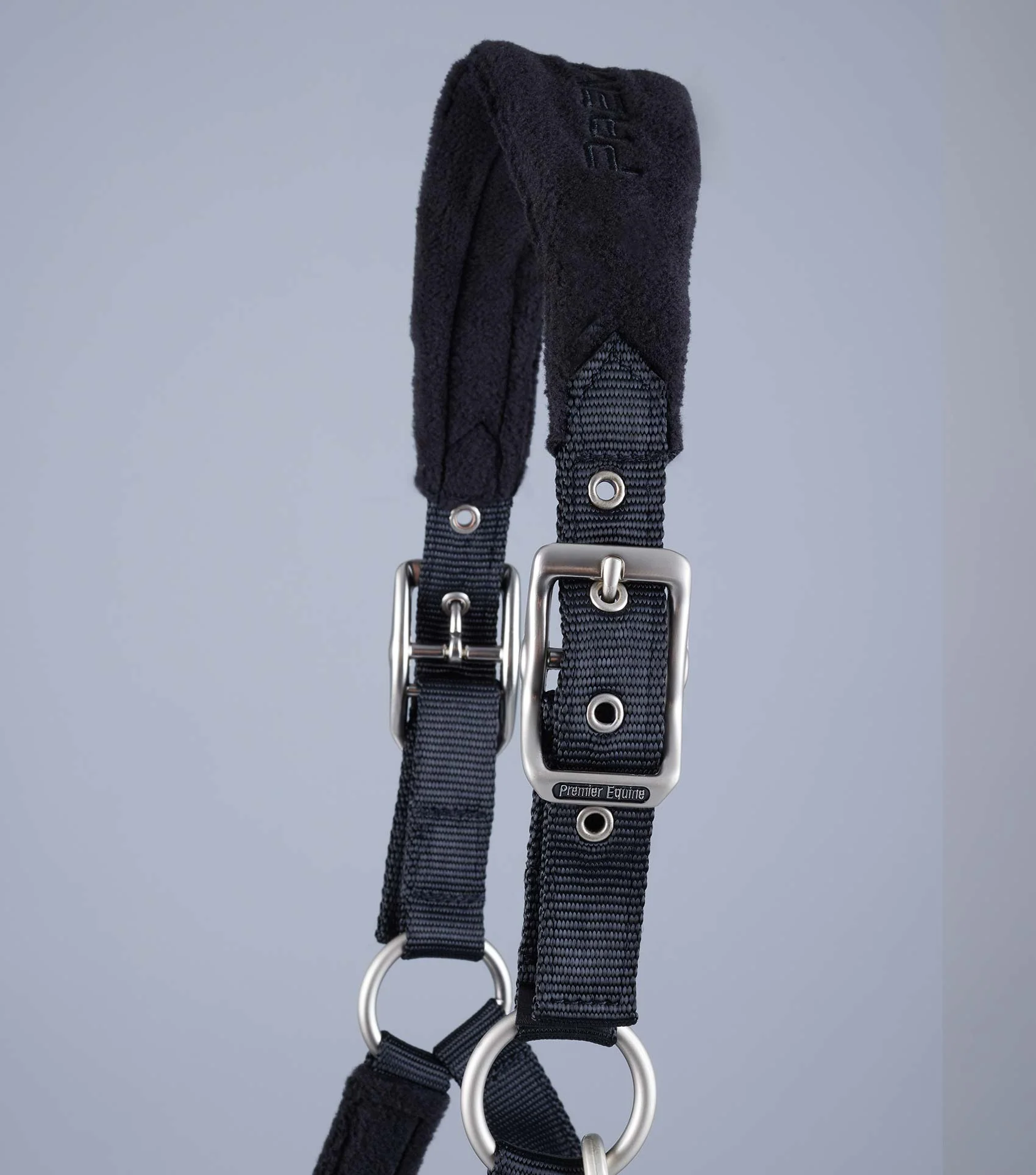 NQP-Fleece Padded Head Collar Black - Image 3