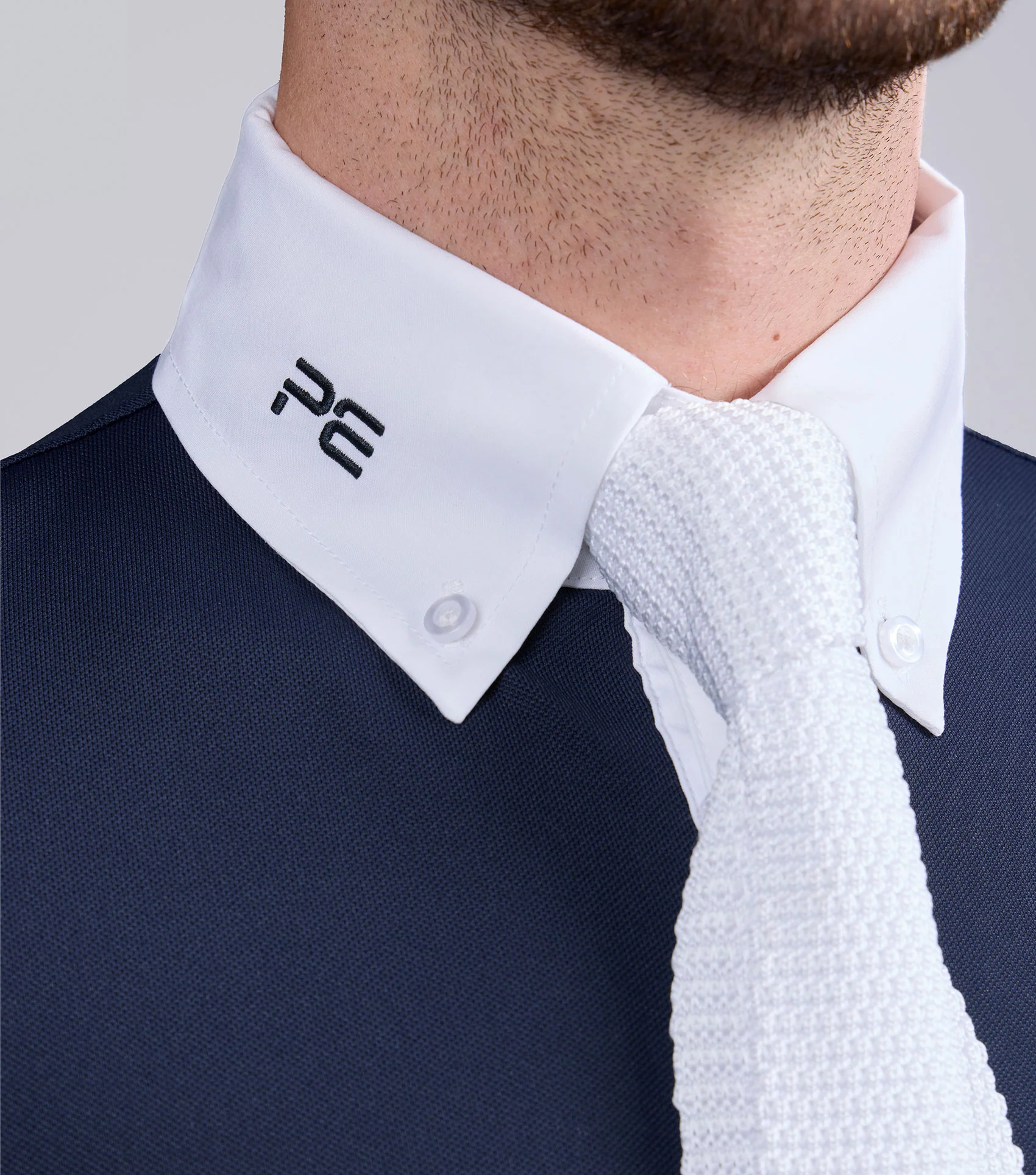 Giulio Men's Long Sleeve Show Shirt Navy - Image 3