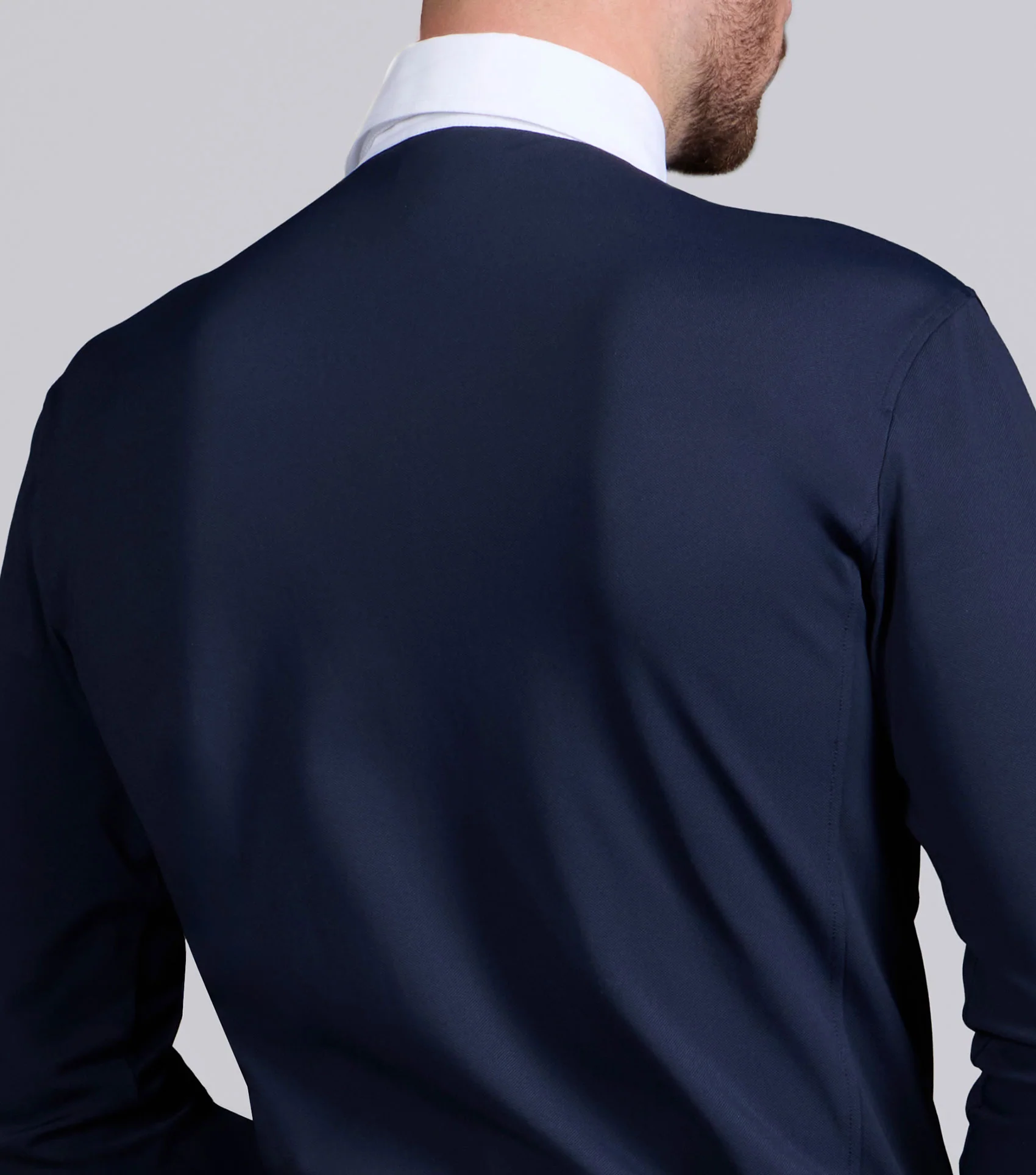 Giulio Men's Long Sleeve Show Shirt Navy - Image 6