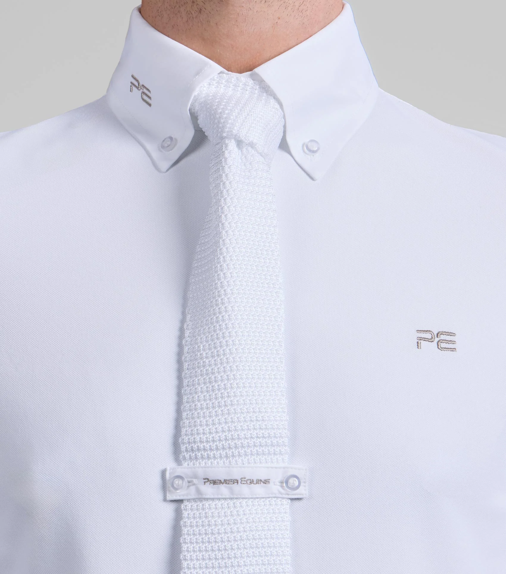 Giulio Men's Long Sleeve Show Shirt White - Image 4