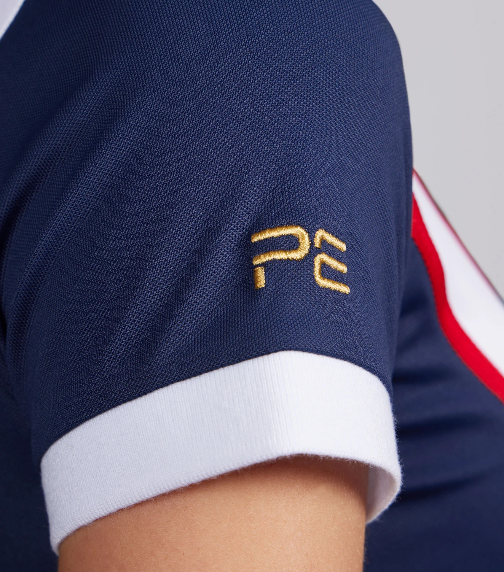 Heritage Polo Shirt Navy - Image 5