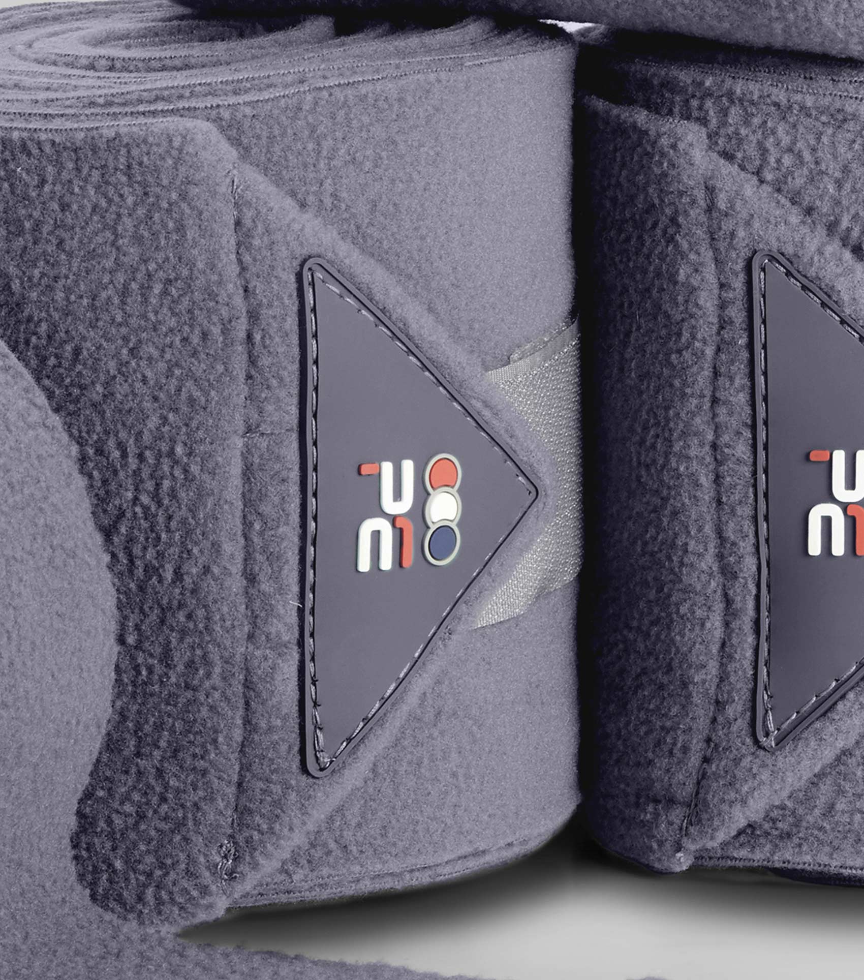 Horse Polo Fleece Bandages Grey - Image 2