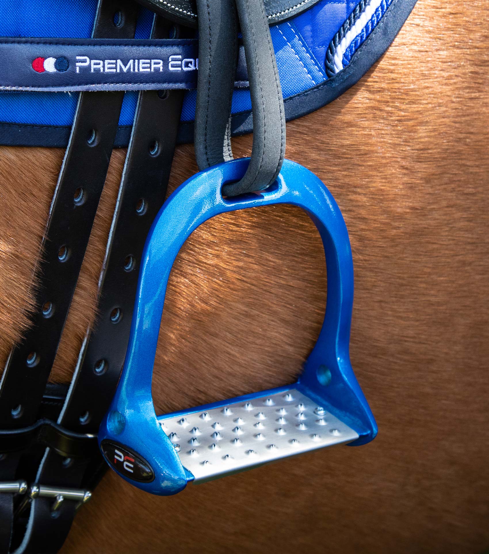 Jopollo Aluminium Performance Stirrups Blue - Image 5