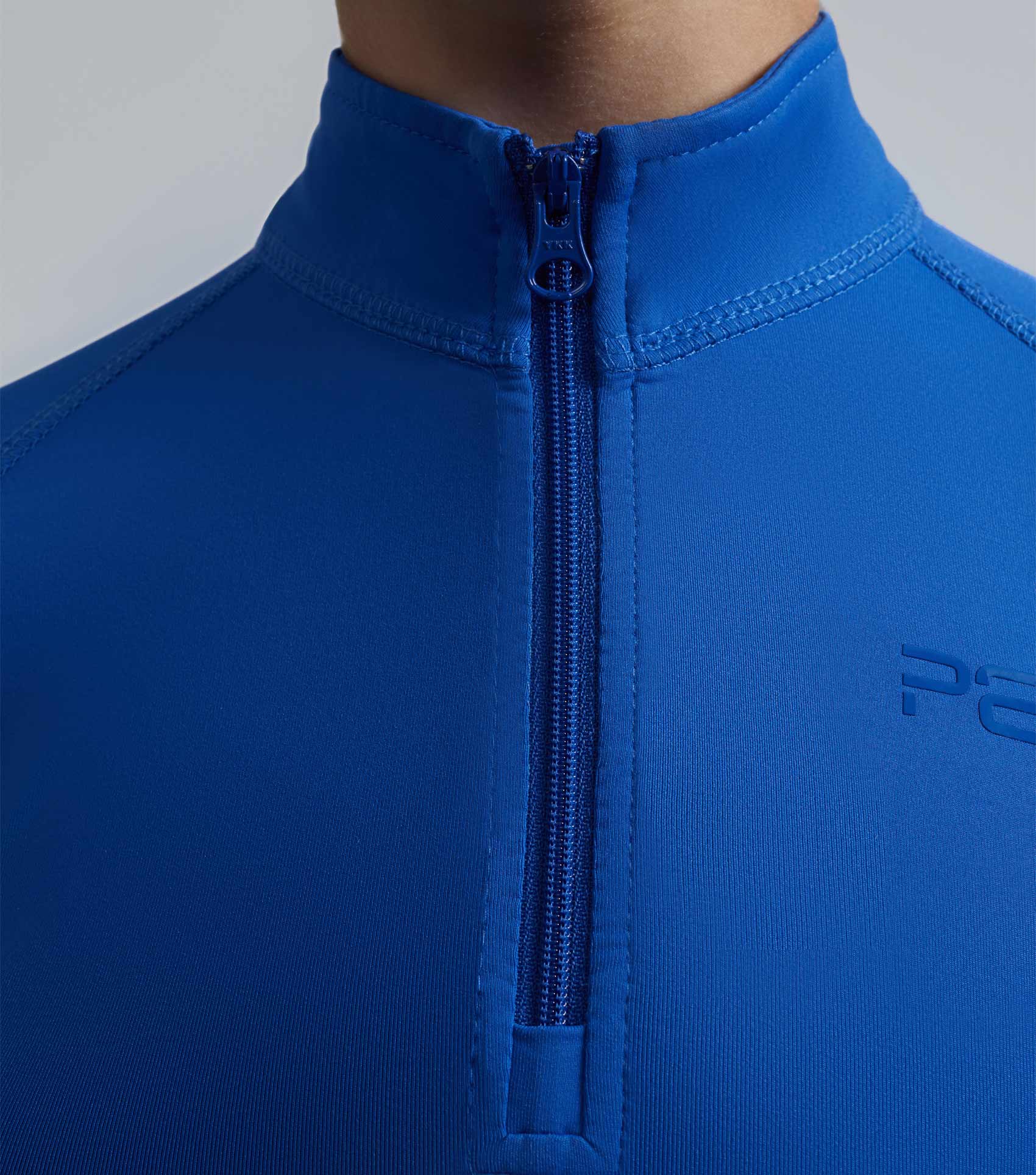 Junior Ombretta Technical Riding Top Royal Blue - Image 3