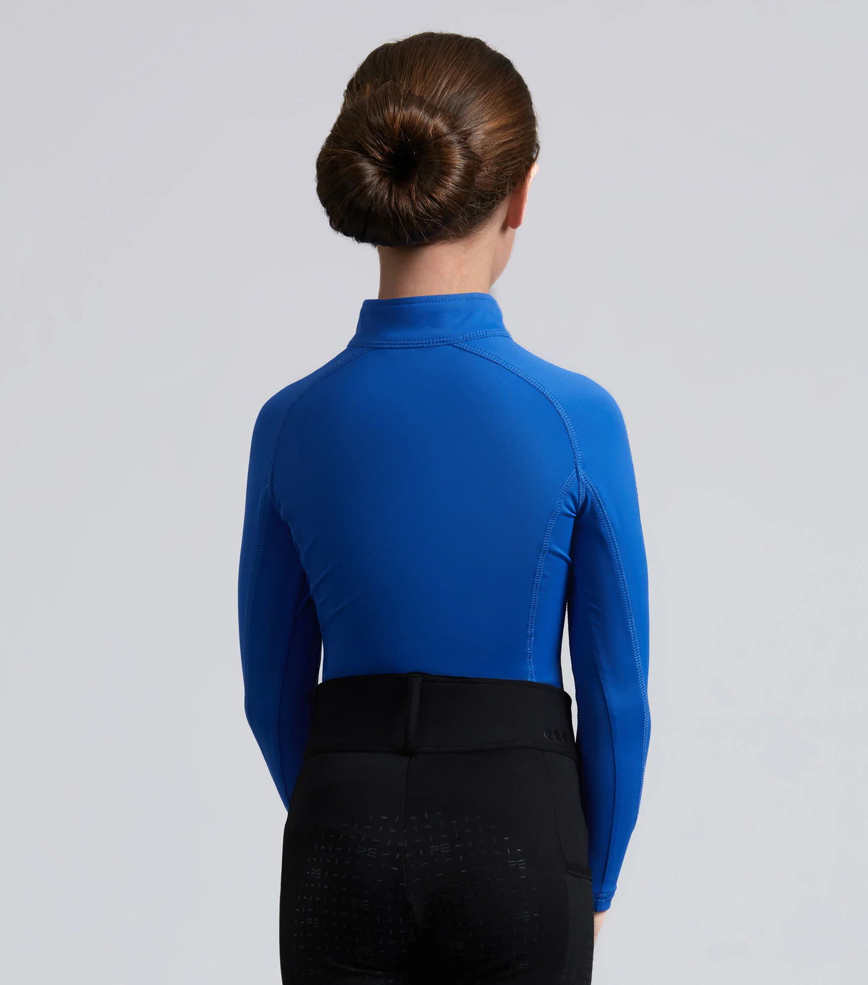 Junior Ombretta Technical Riding Top Royal Blue - Image 4