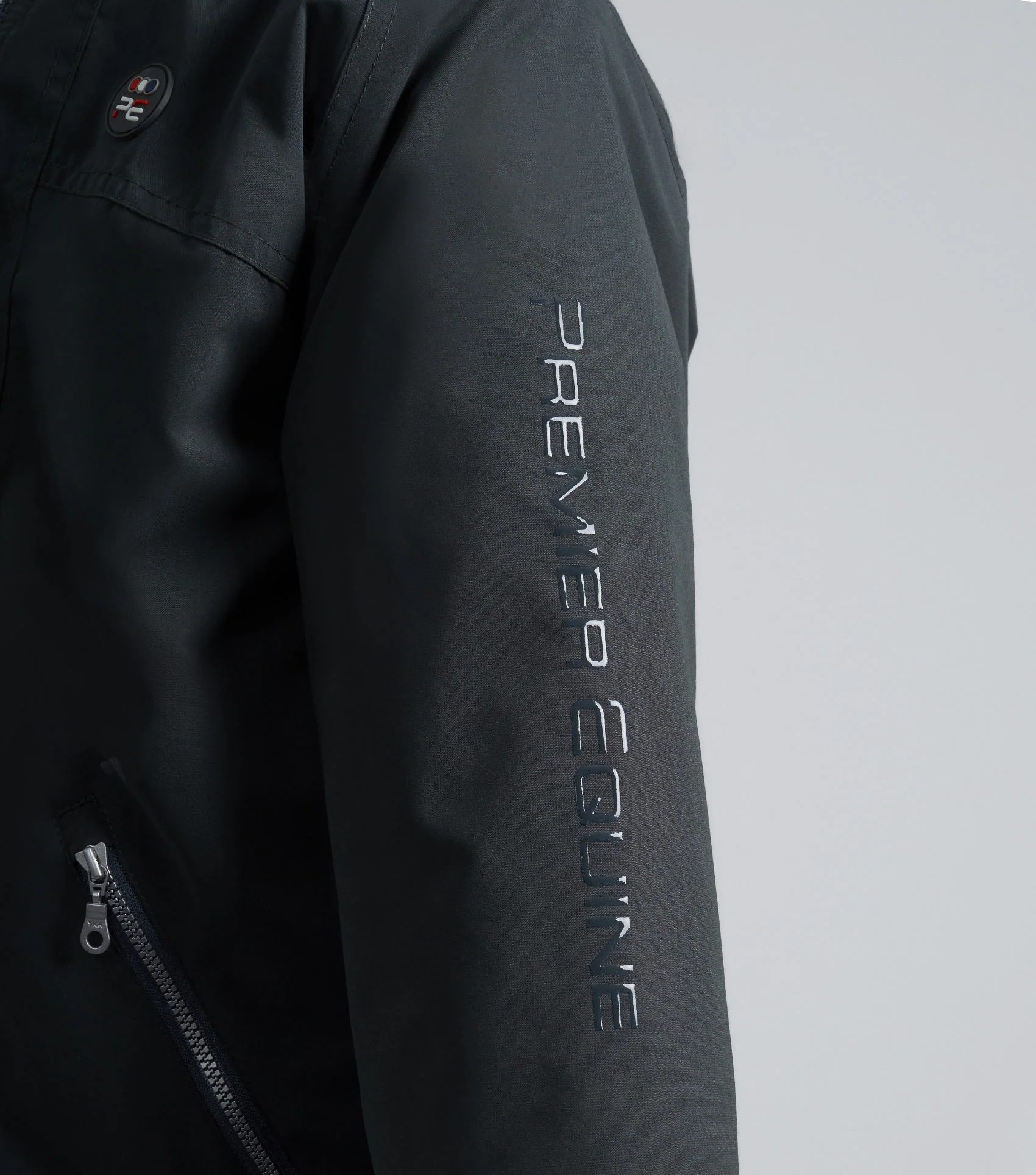 Junior Pro Rider Unisex Riding Jacket Anthracite Grey - Image 5