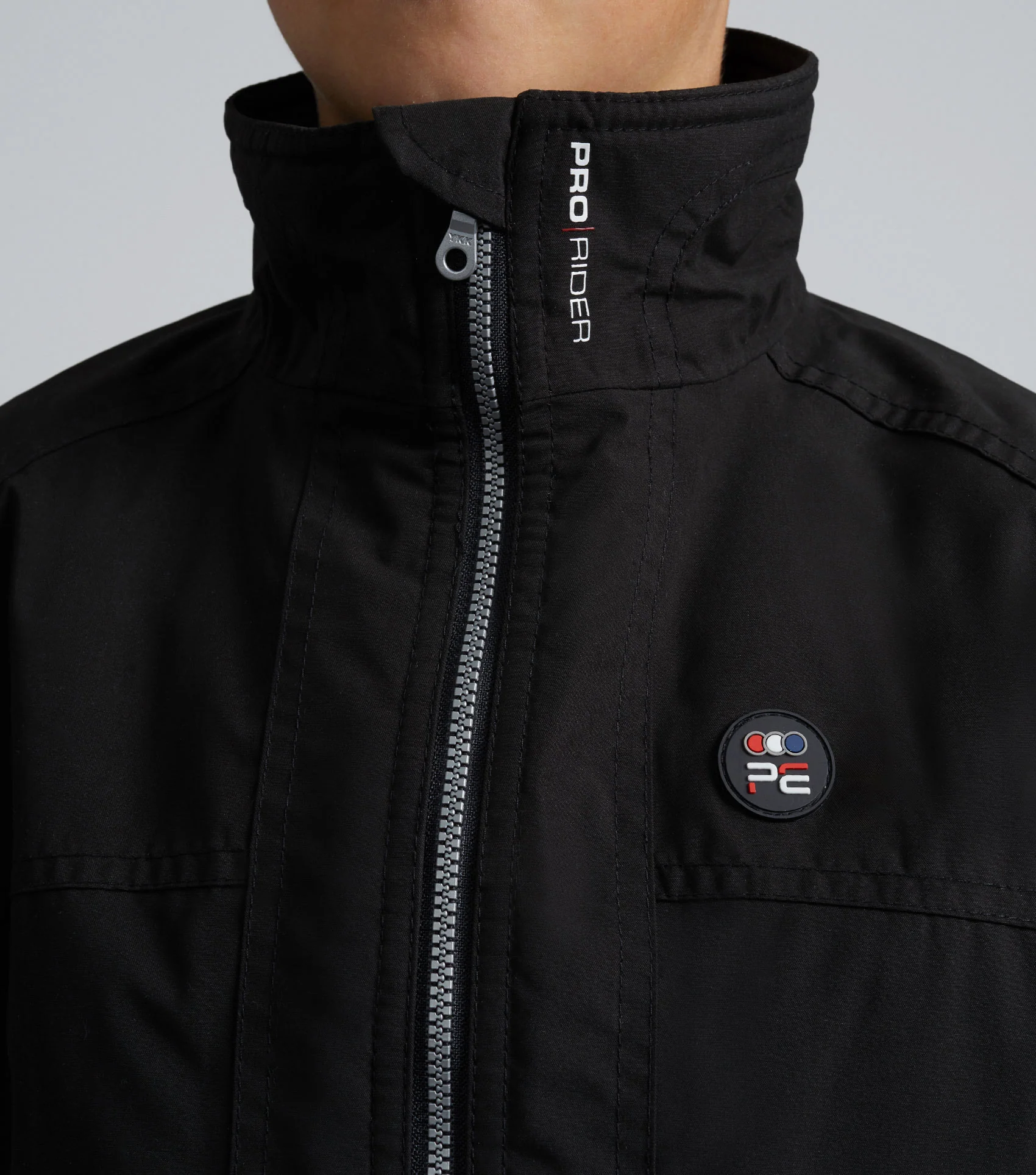 Junior Pro Rider Unisex Riding Jacket Black - Image 3