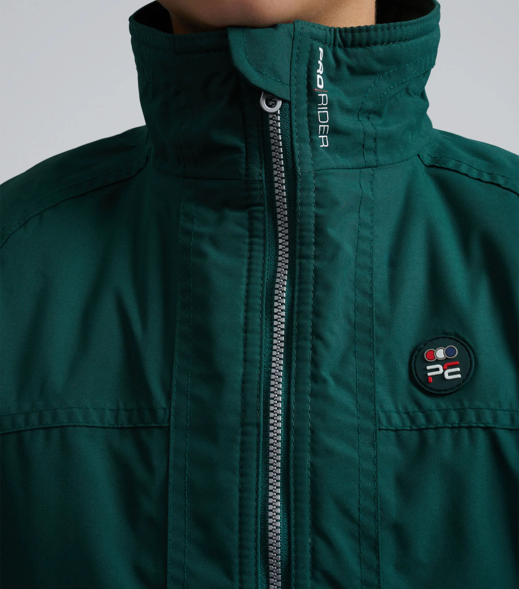 Junior Pro Rider Unisex Riding Jacket Green - Image 3
