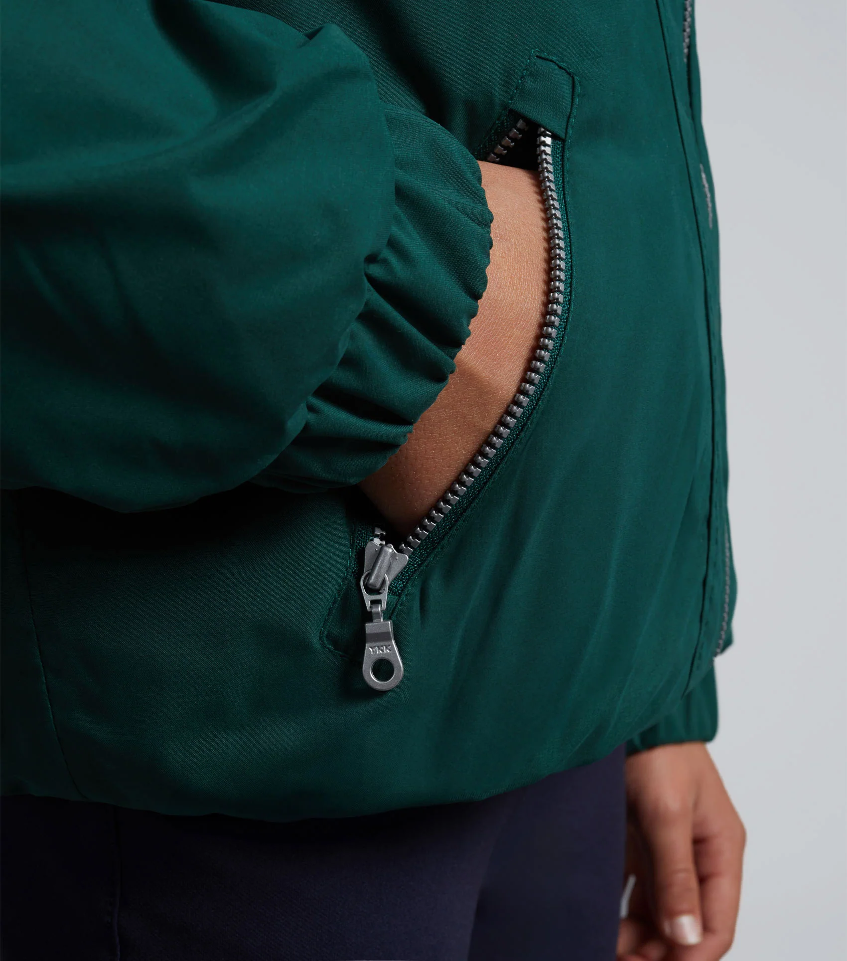 Junior Pro Rider Unisex Riding Jacket Green - Image 6