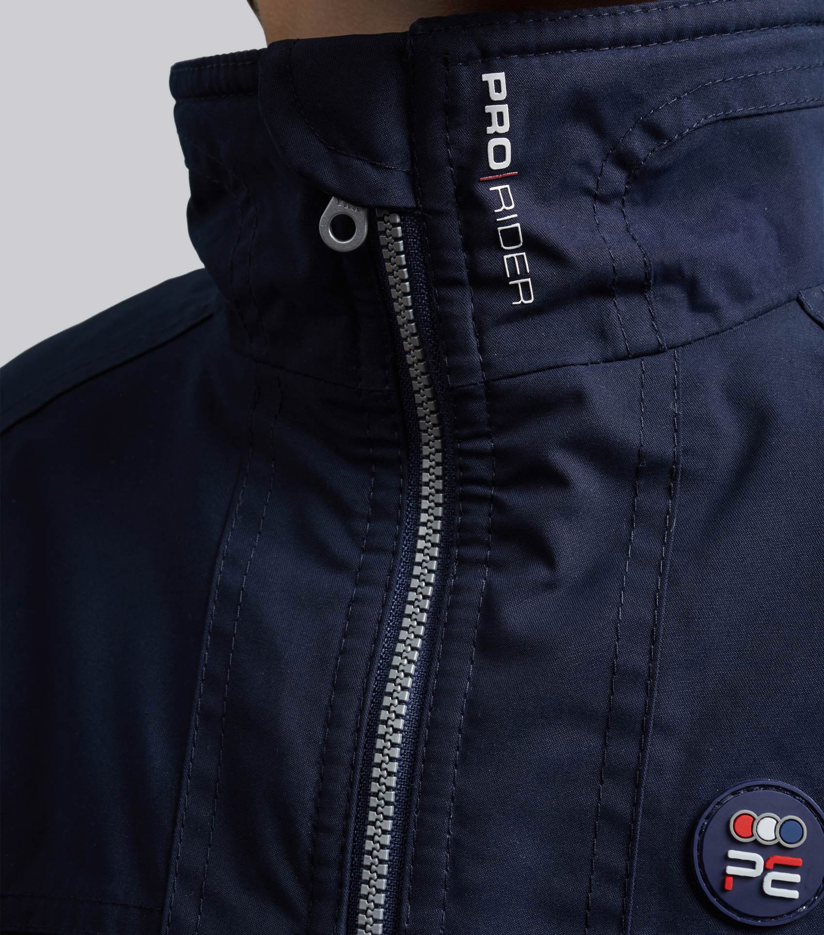 Junior Pro Rider Unisex Riding Jacket Navy - Image 4