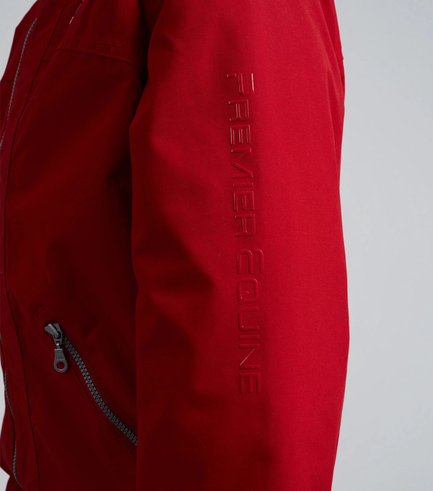 Junior Pro Rider Unisex Riding Jacket Red - Image 5