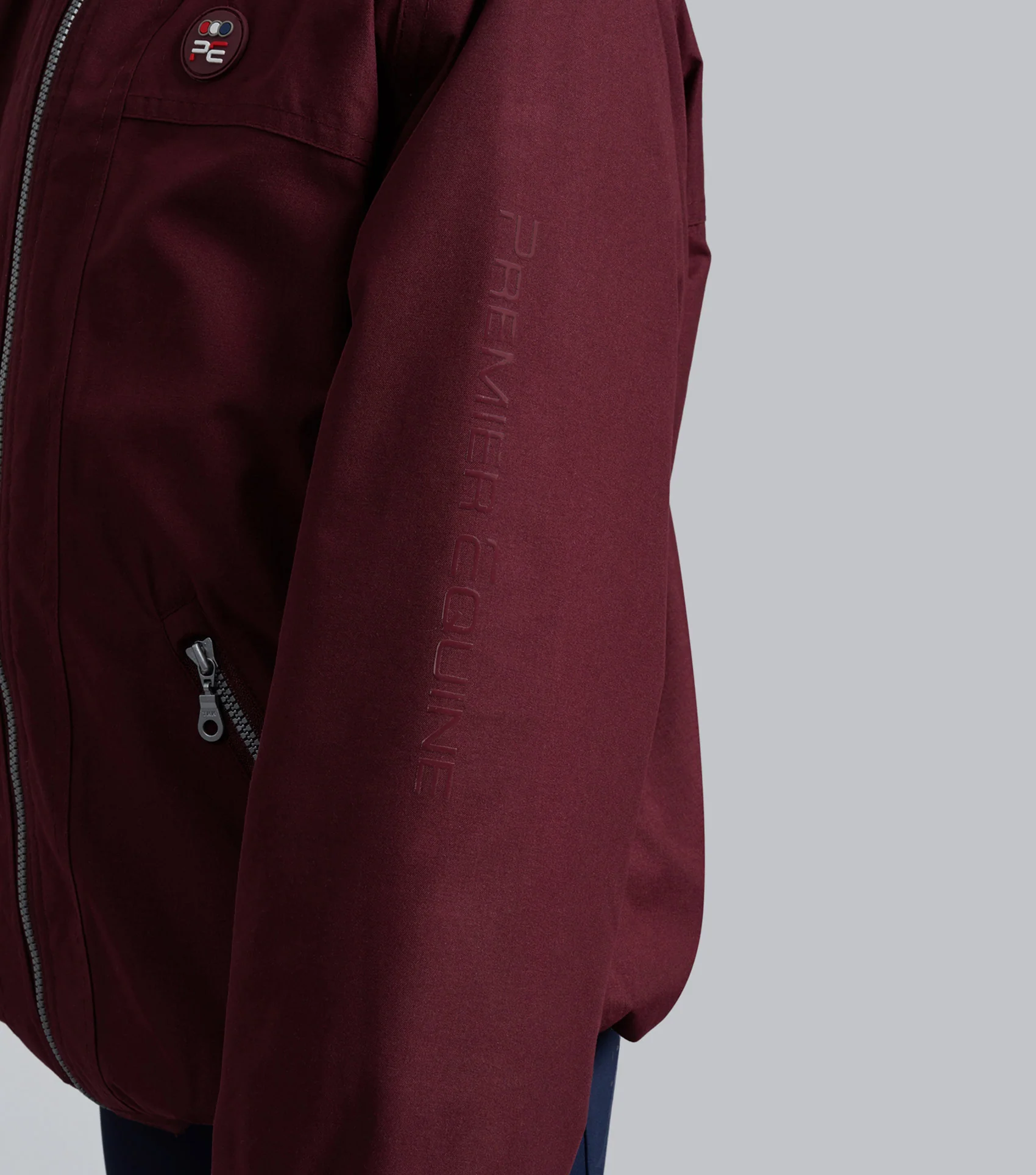 Junior Pro Rider Unisex Riding Jacket Wine - Image 5